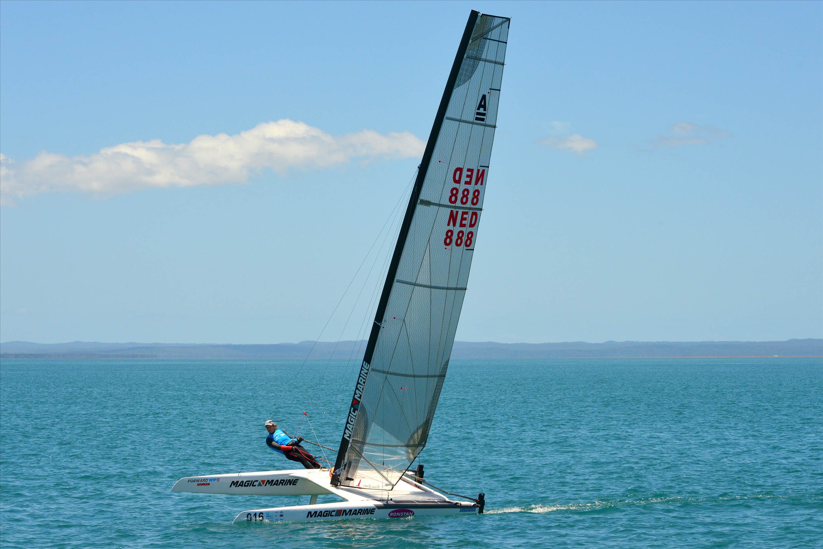 2018 "A" Class Catamaran Worlds (Race 2, Tues 20th)