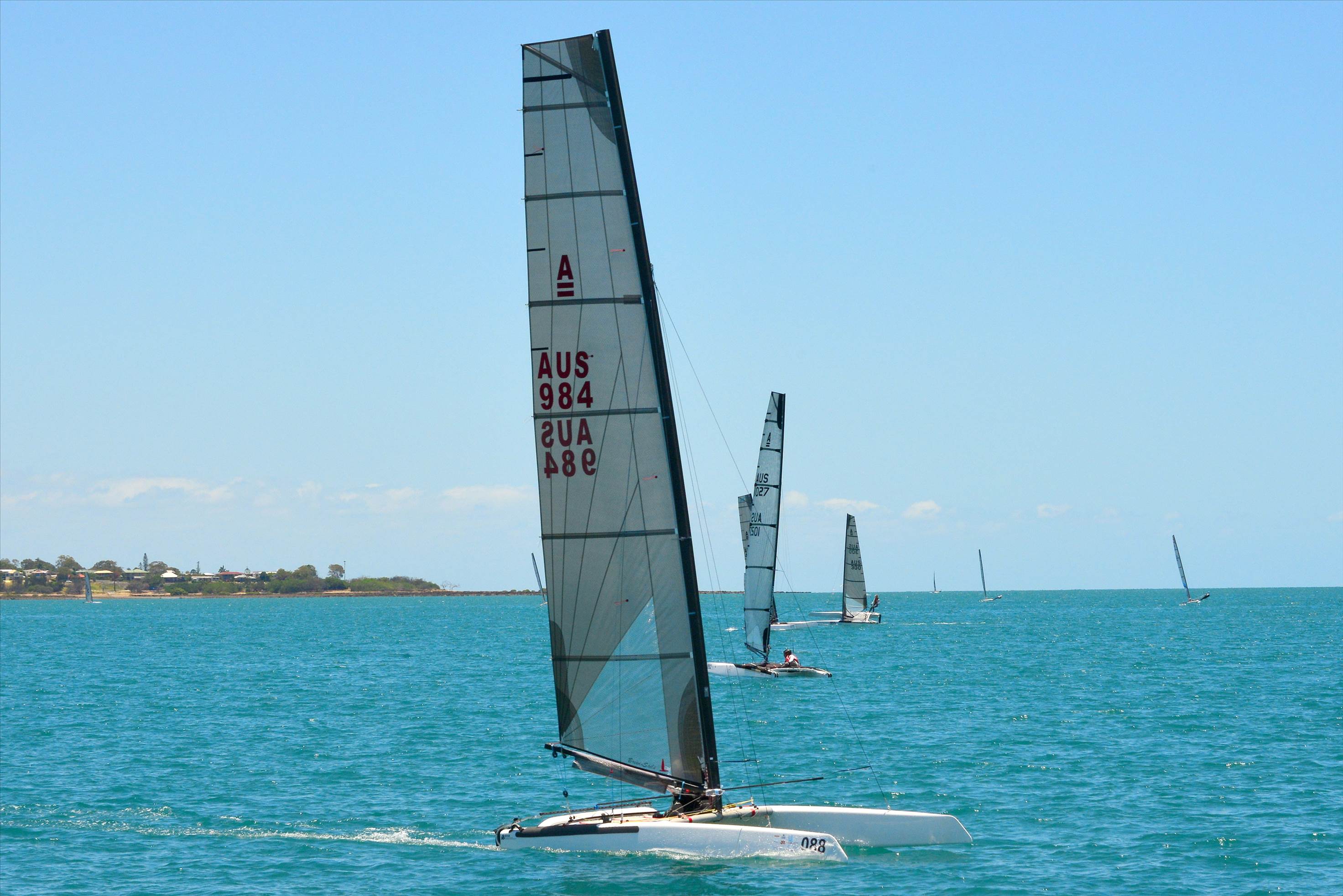 2018 "A" Class Catamaran Worlds (Race 2, Tues 20th)