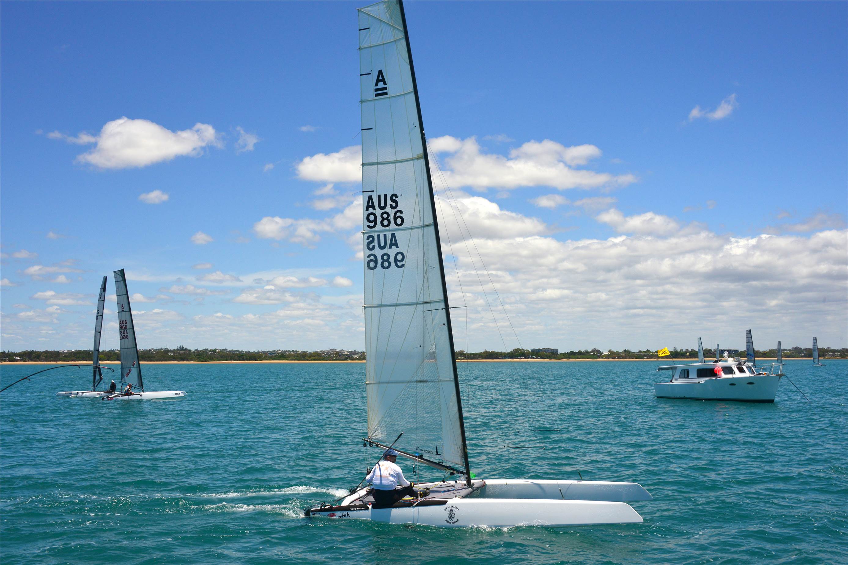 2018 "A" Class Catamaran Worlds (Race 2, Tues 20th)