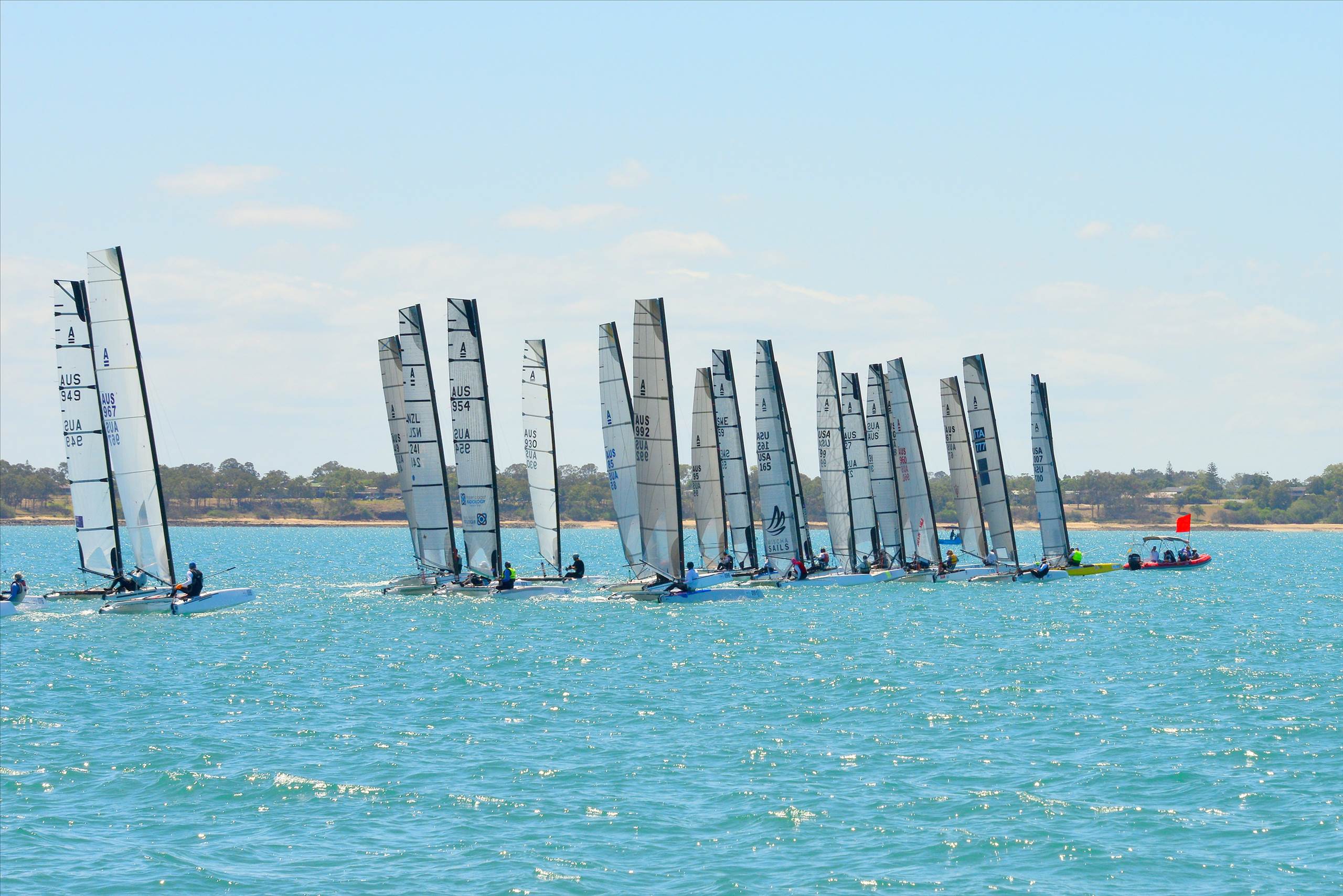 2018 "A" Class Catamaran Worlds (Race 2, Tues 20th)