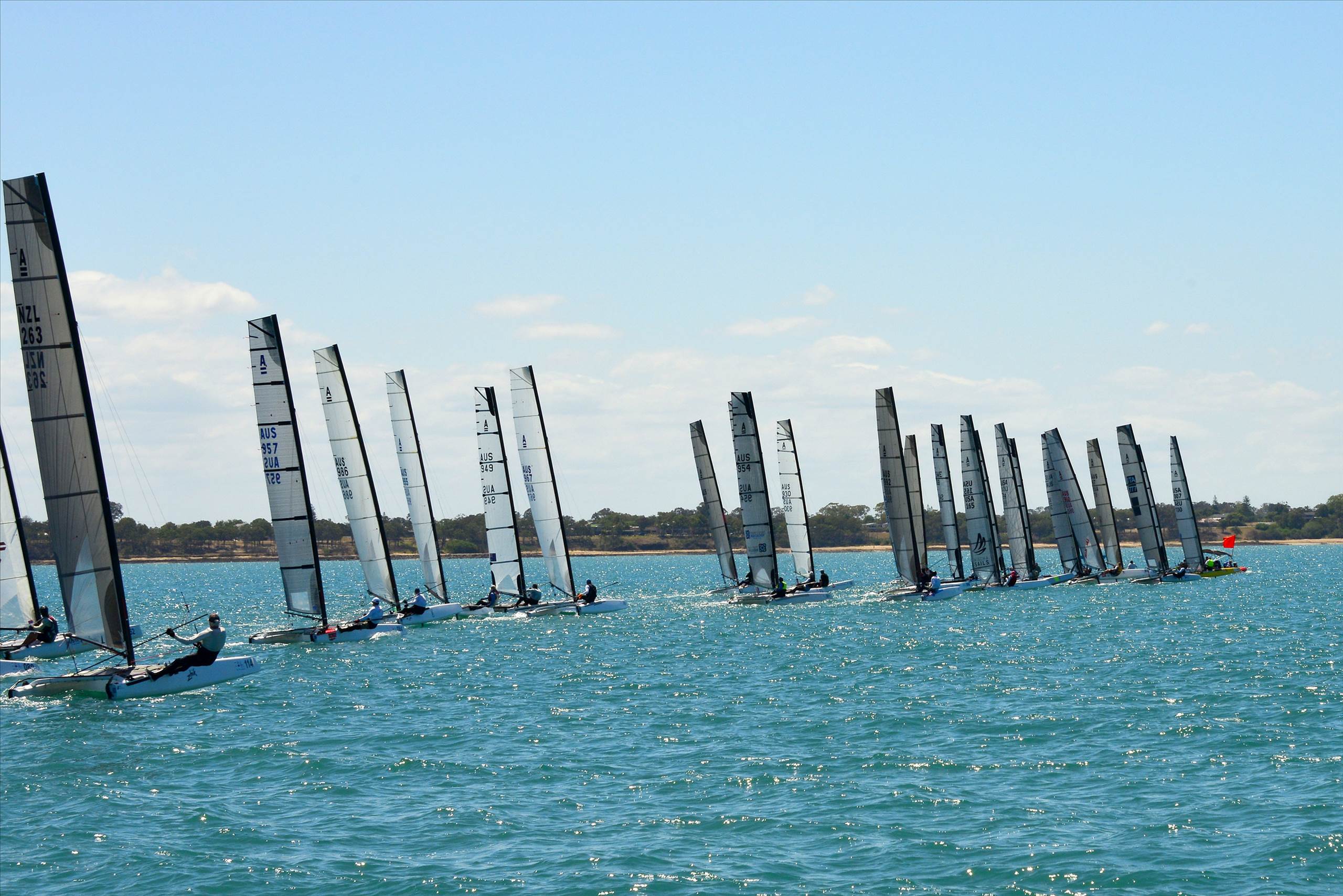 2018 "A" Class Catamaran Worlds (Race 2, Tues 20th)