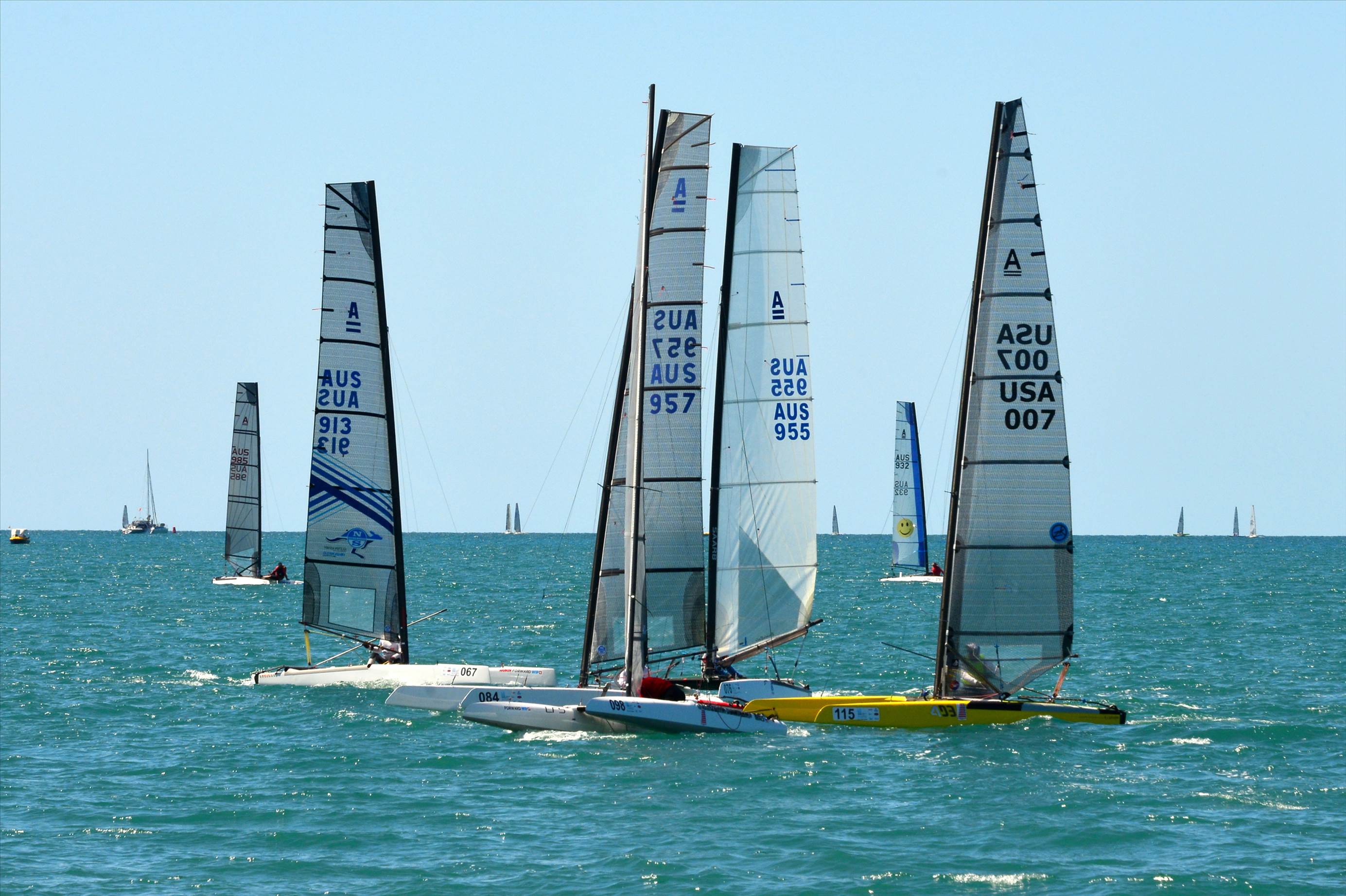 2018 "A" Class Catamaran Worlds (Race 2, Tues 20th)