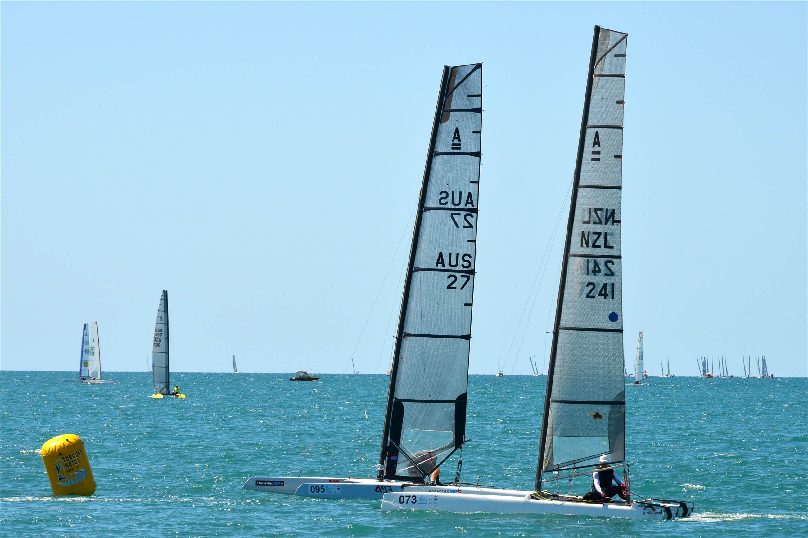 2018 "A" Class Catamaran Worlds (Race 2, Tues 20th)