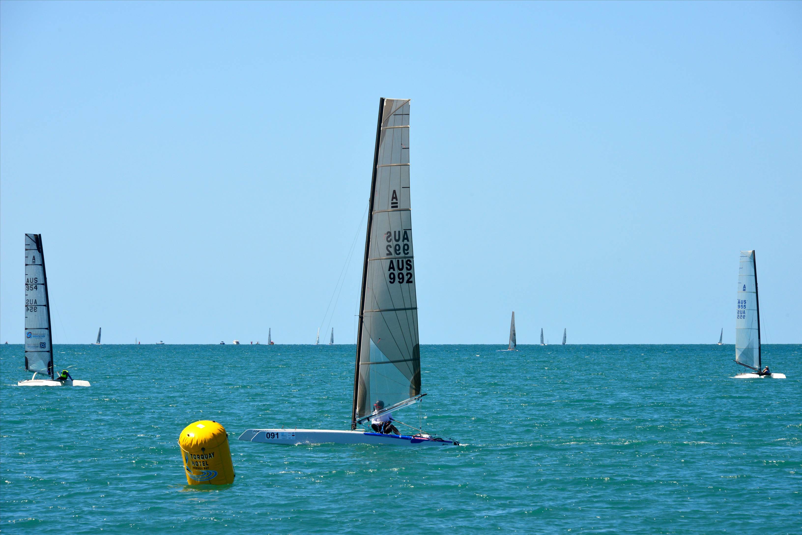 2018 "A" Class Catamaran Worlds (Race 2, Tues 20th)