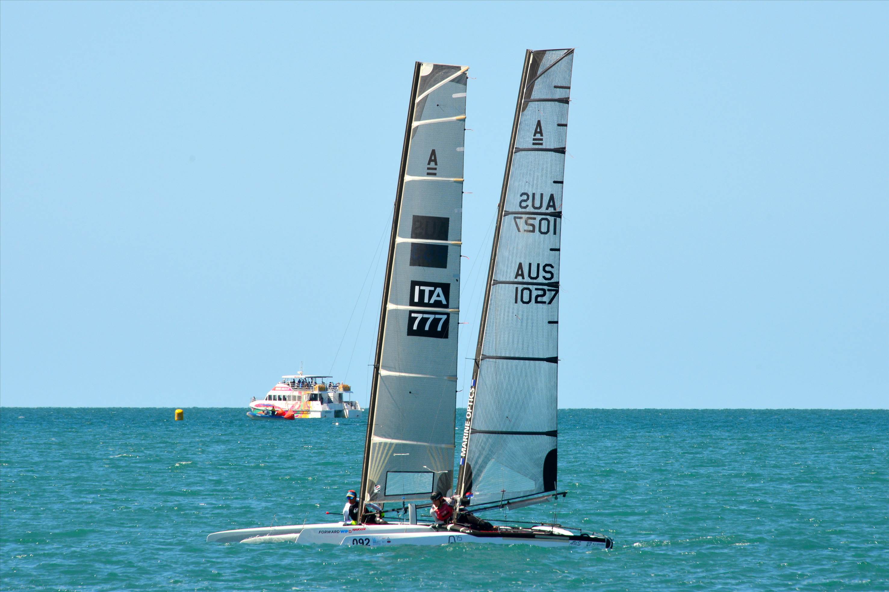 2018 "A" Class Catamaran Worlds (Race 2, Tues 20th)