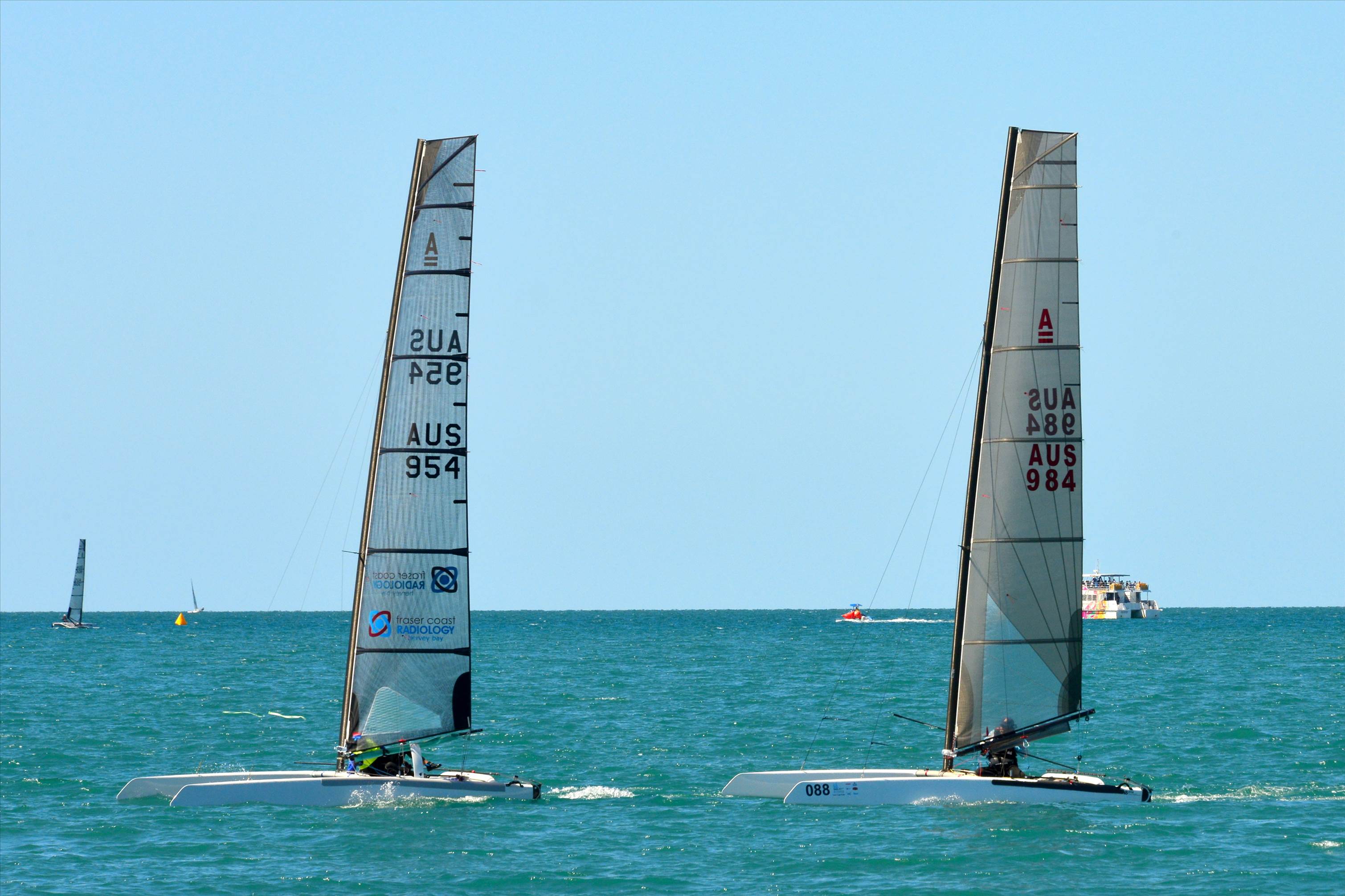 2018 "A" Class Catamaran Worlds (Race 2, Tues 20th)