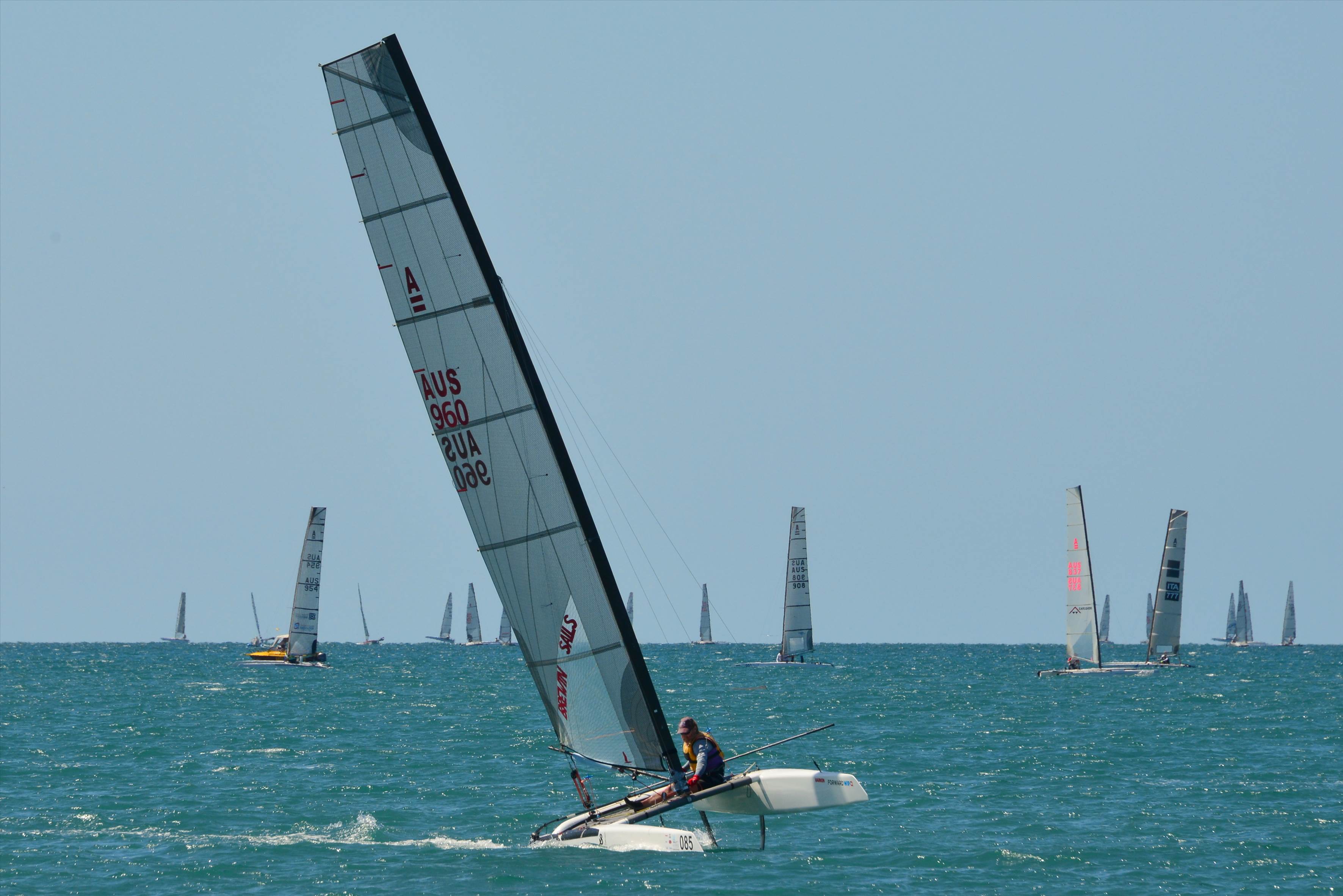 2018 "A" Class Catamaran Worlds (Race 2, Tues 20th)