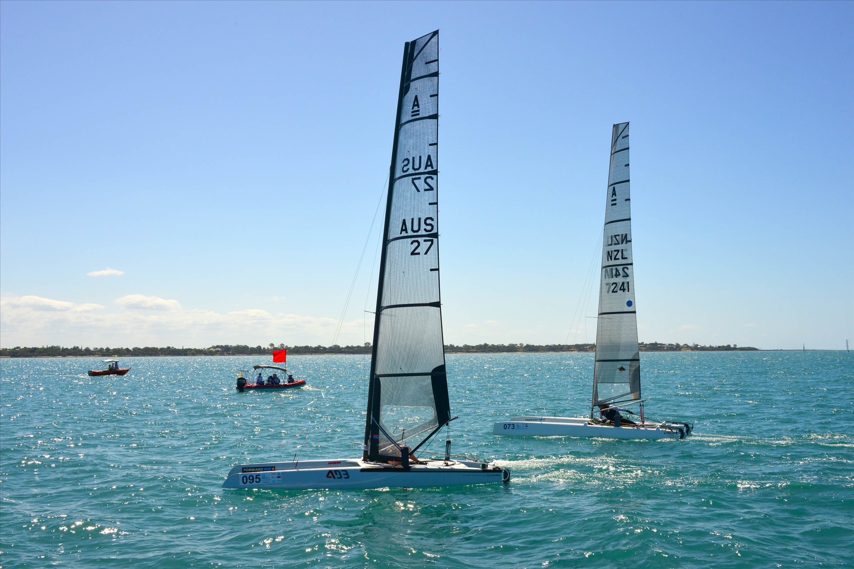 2018 "A" Class Catamaran Worlds (Race 2, Tues 20th)