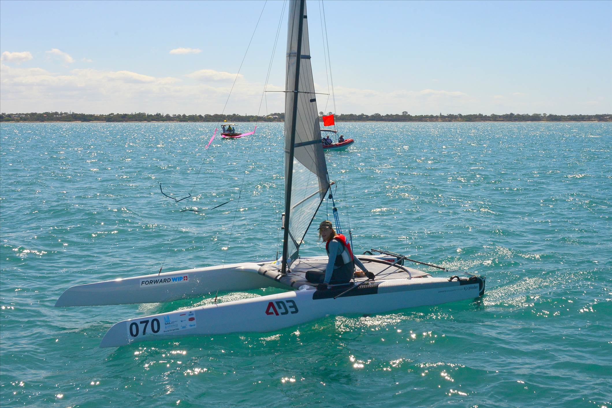 2018 "A" Class Catamaran Worlds (Race 2, Tues 20th)