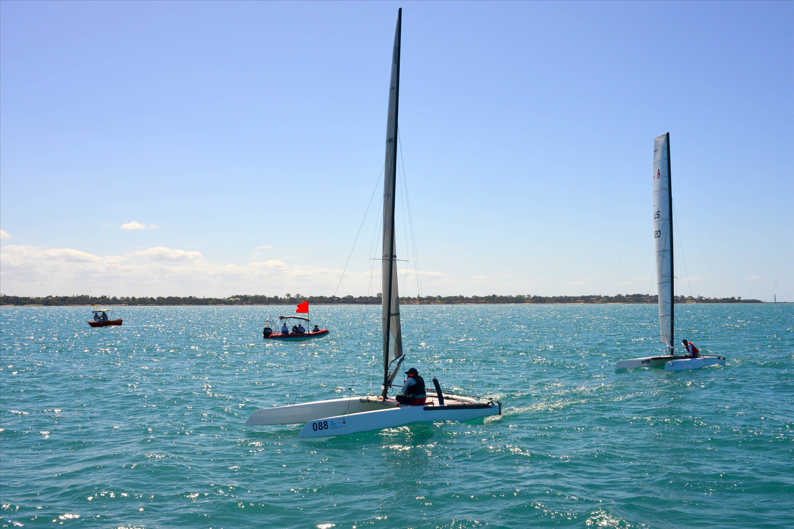 2018 "A" Class Catamaran Worlds (Race 2, Tues 20th)