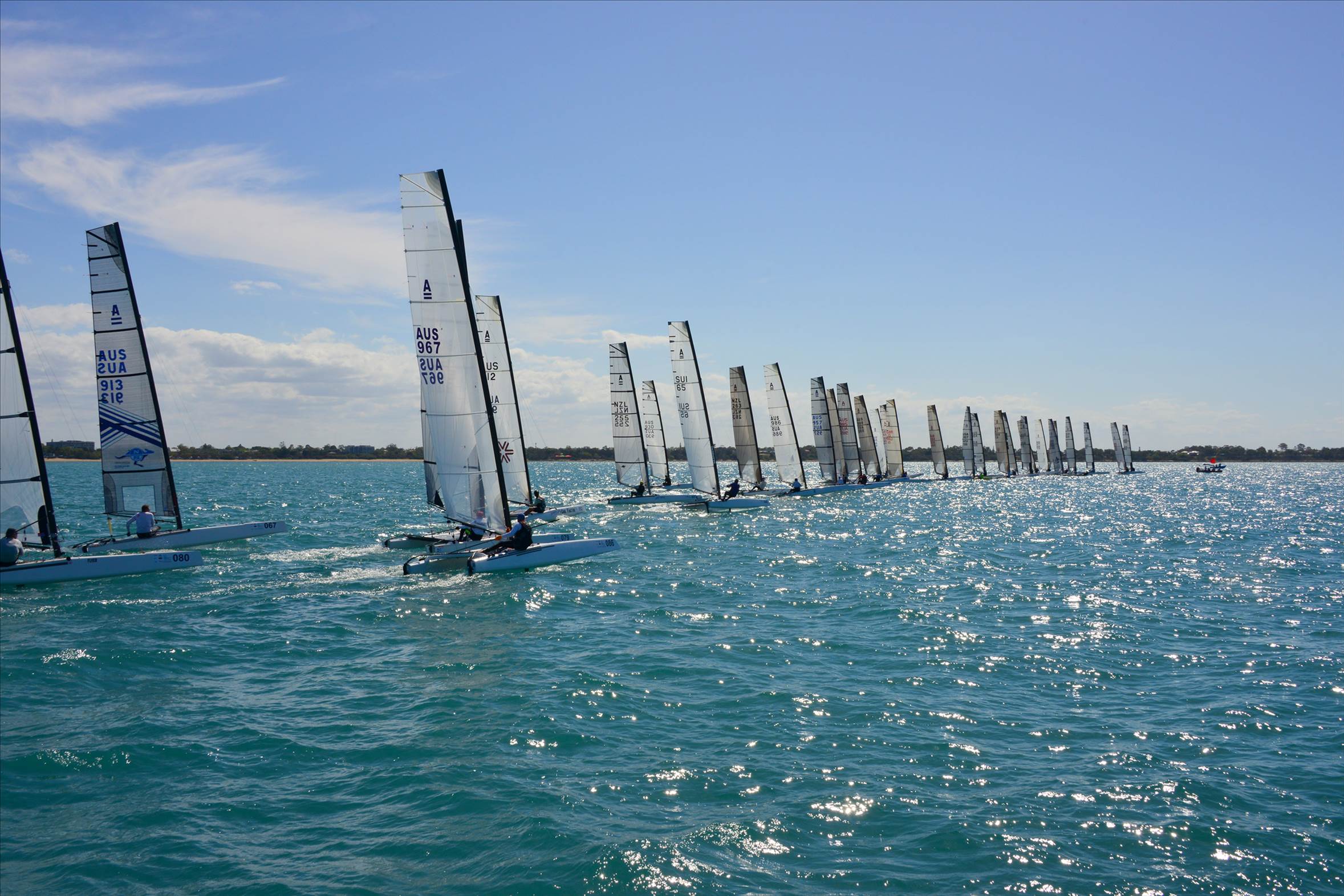 2018 "A" Class Catamaran Worlds (Race 3, Tues 20th)