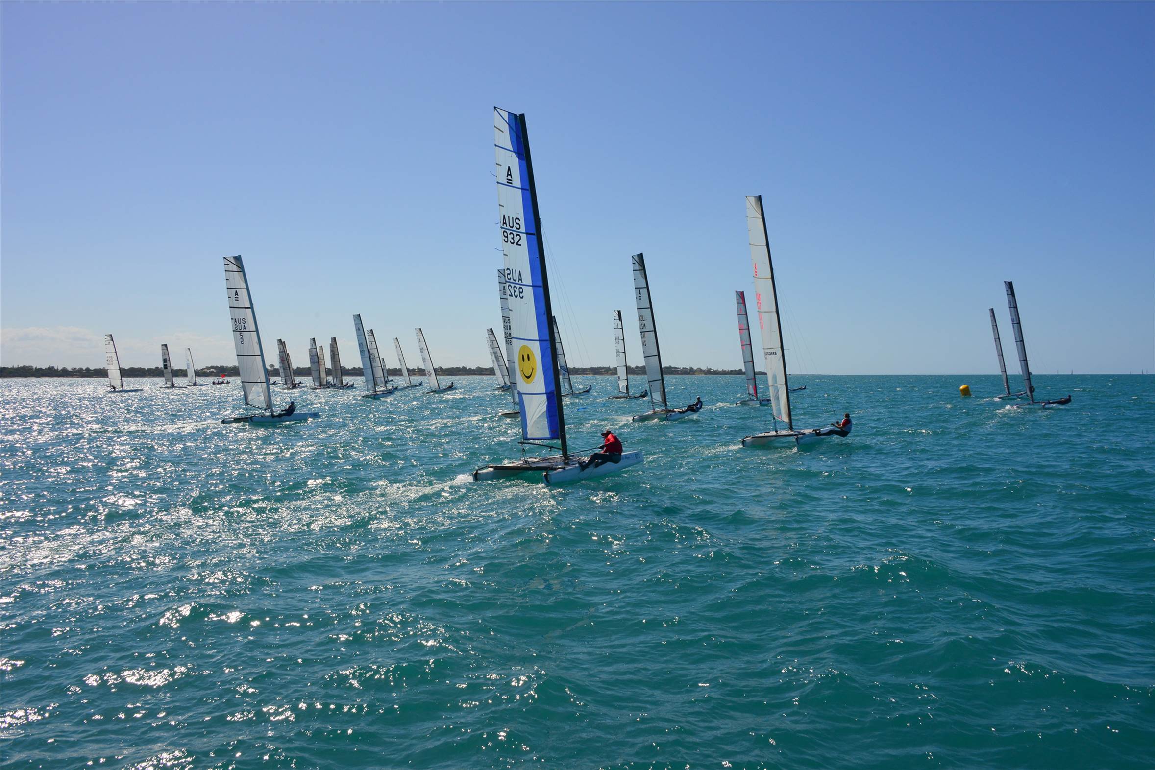 2018 "A" Class Catamaran Worlds (Race 3, Tues 20th)