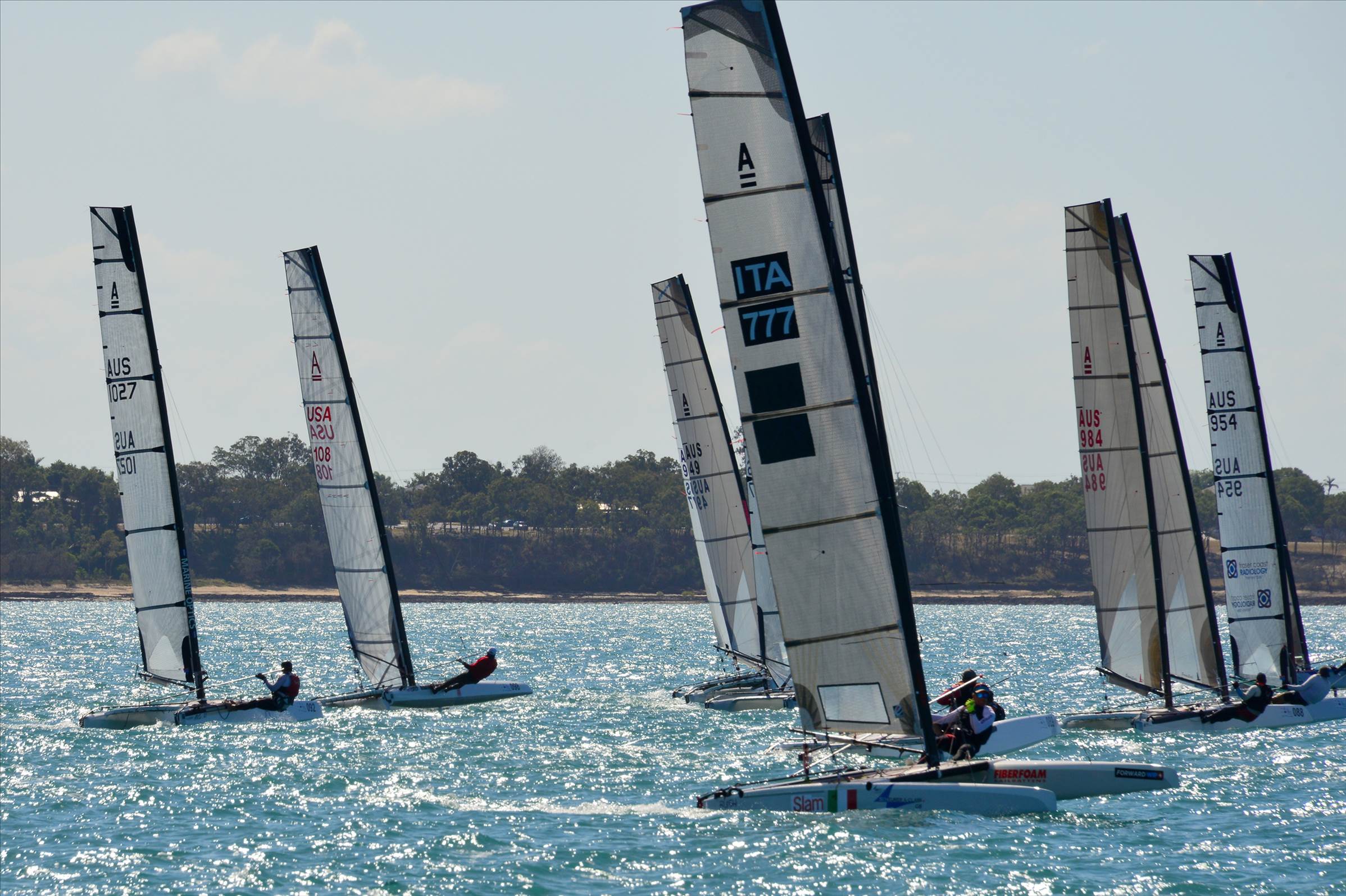 2018 "A" Class Catamaran Worlds (Race 3, Tues 20th)