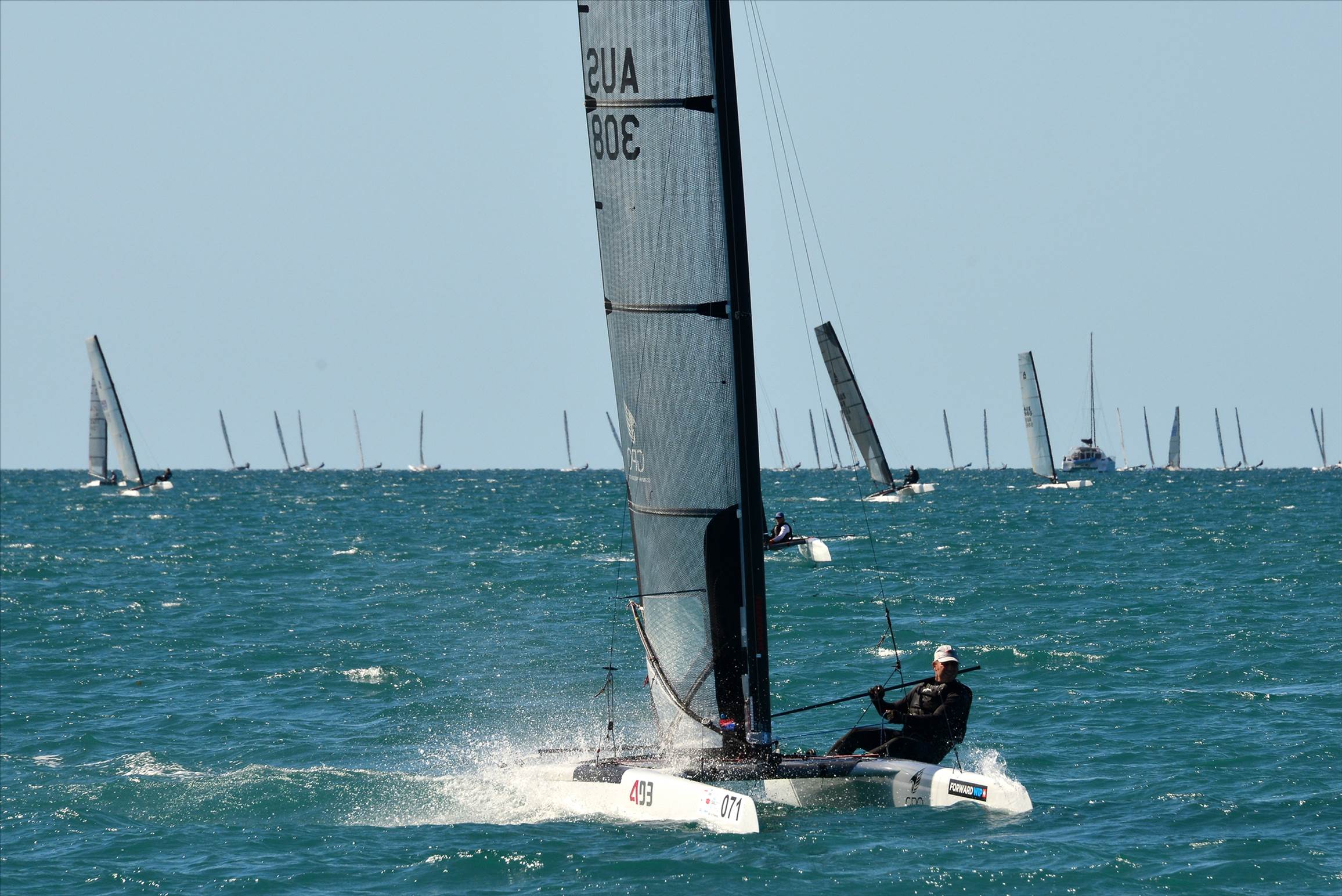 2018 "A" Class Catamaran Worlds (Race 3, Tues 20th)