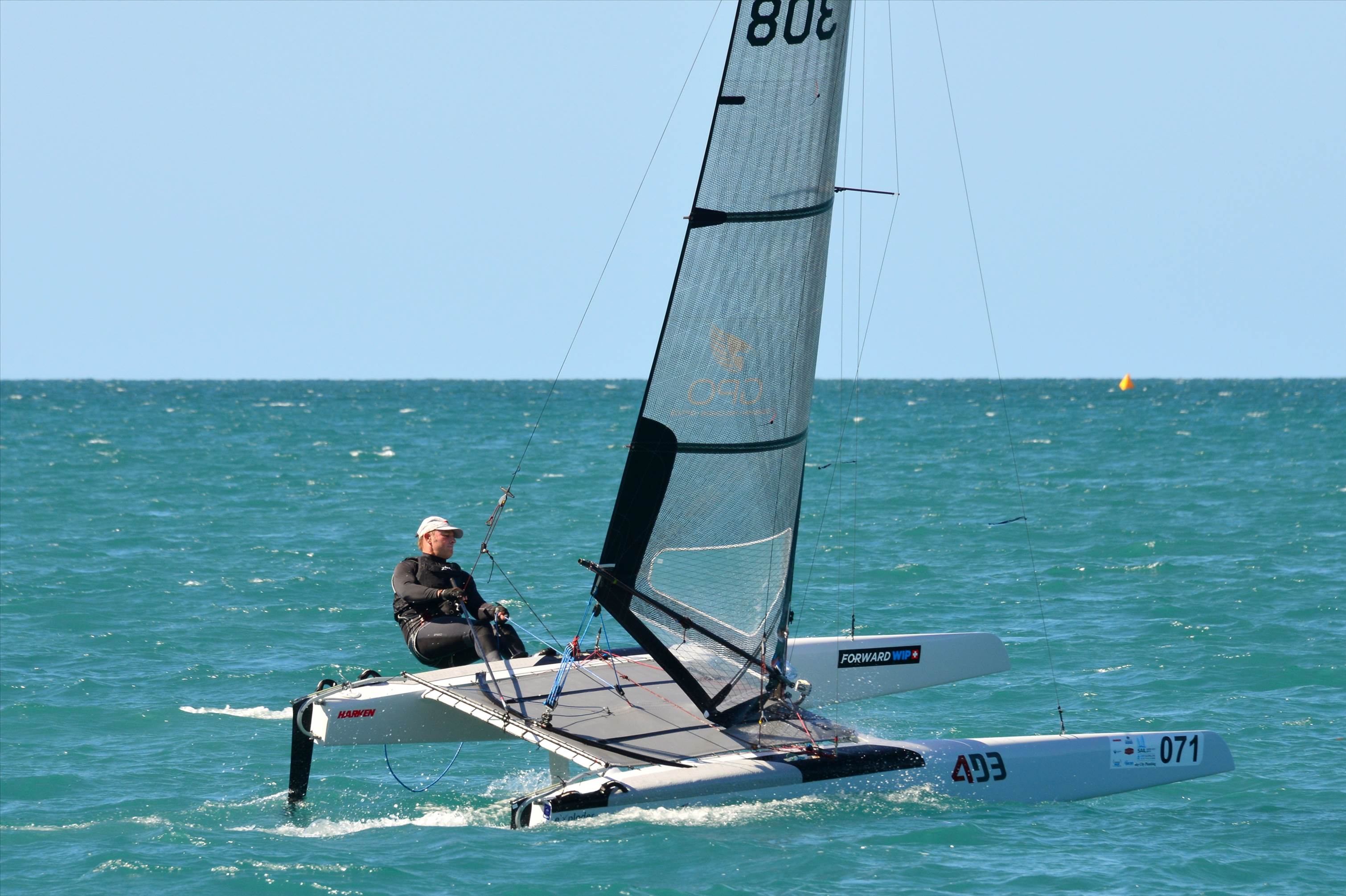 2018 "A" Class Catamaran Worlds (Race 3, Tues 20th)