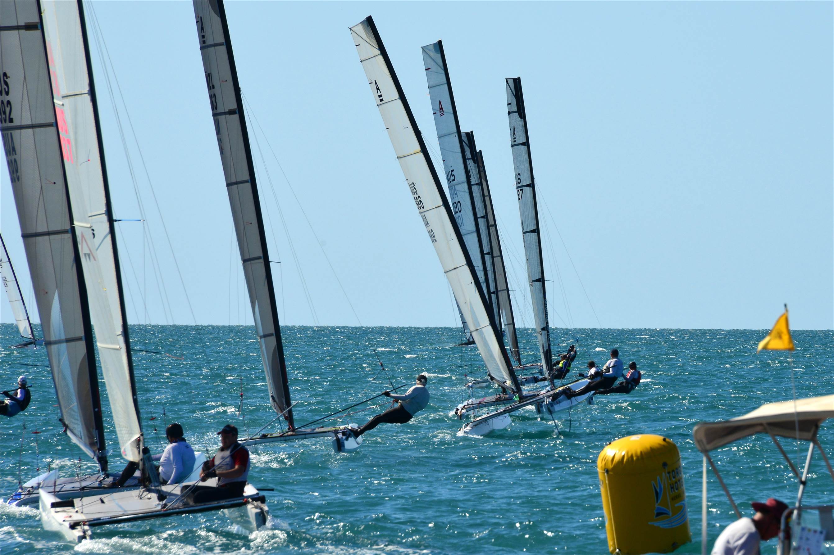 2018 "A" Class Catamaran Worlds (Race 3, Tues 20th)