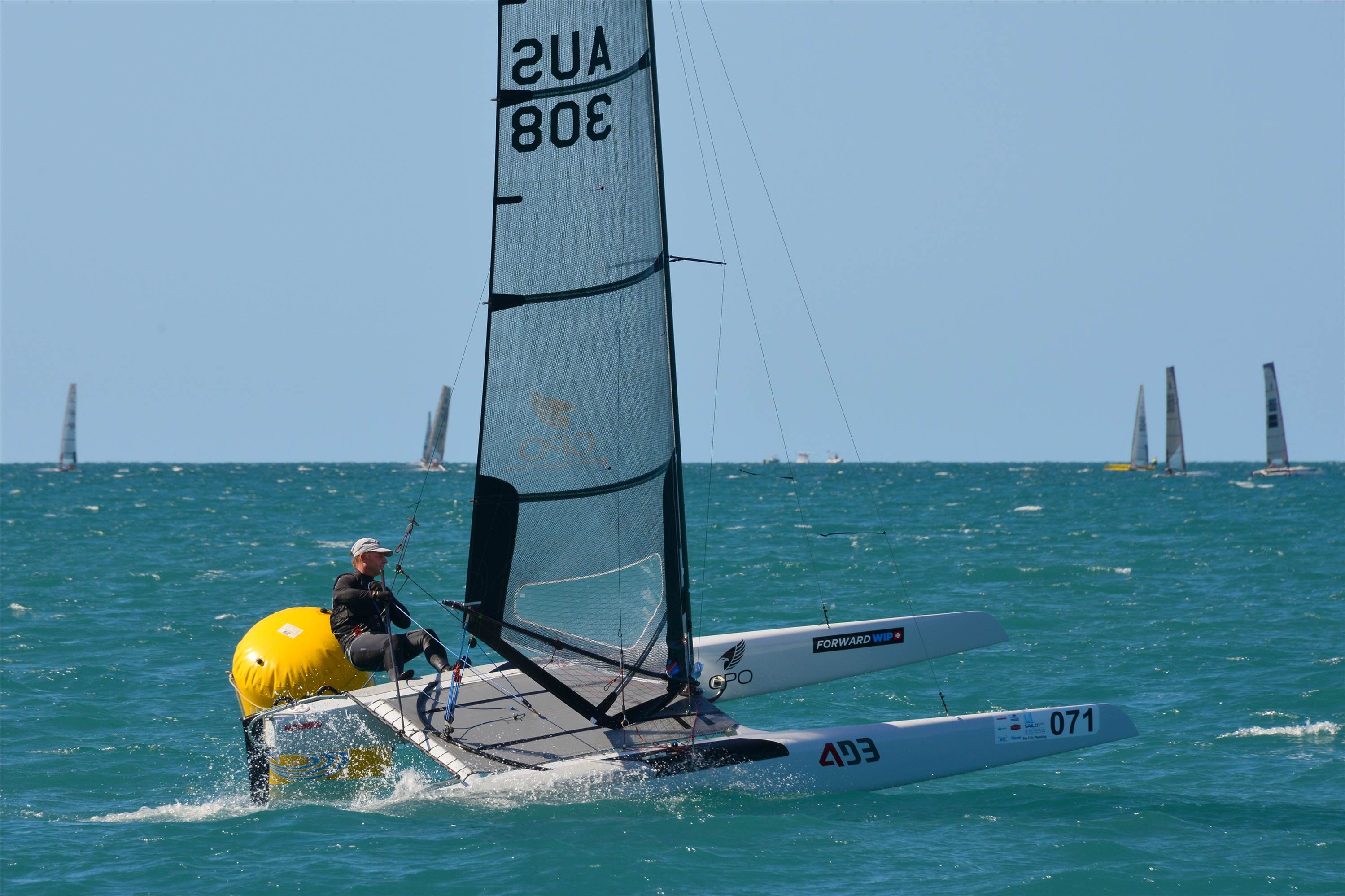 2018 "A" Class Catamaran Worlds (Race 3, Tues 20th)