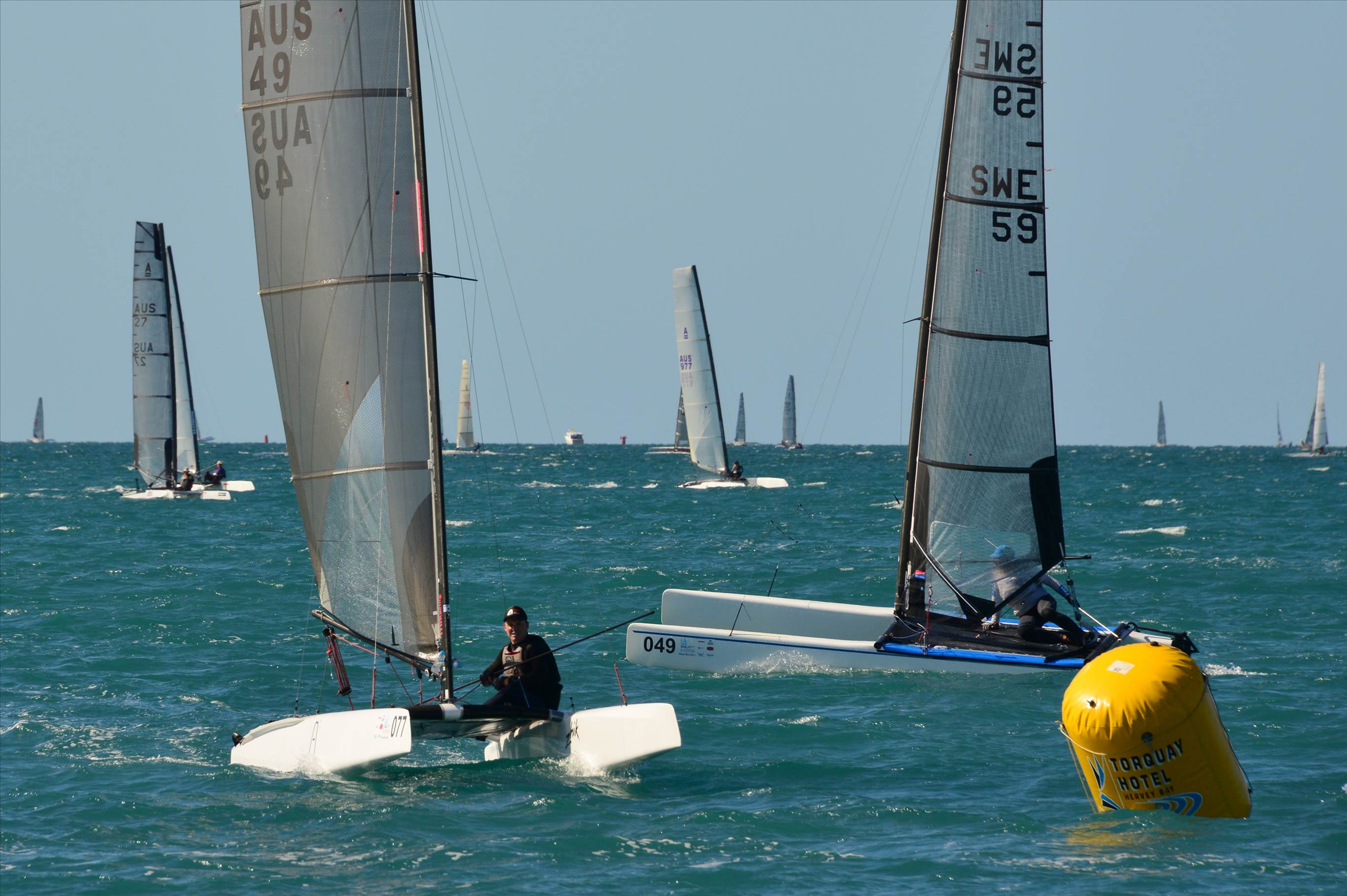 2018 "A" Class Catamaran Worlds (Race 3, Tues 20th)