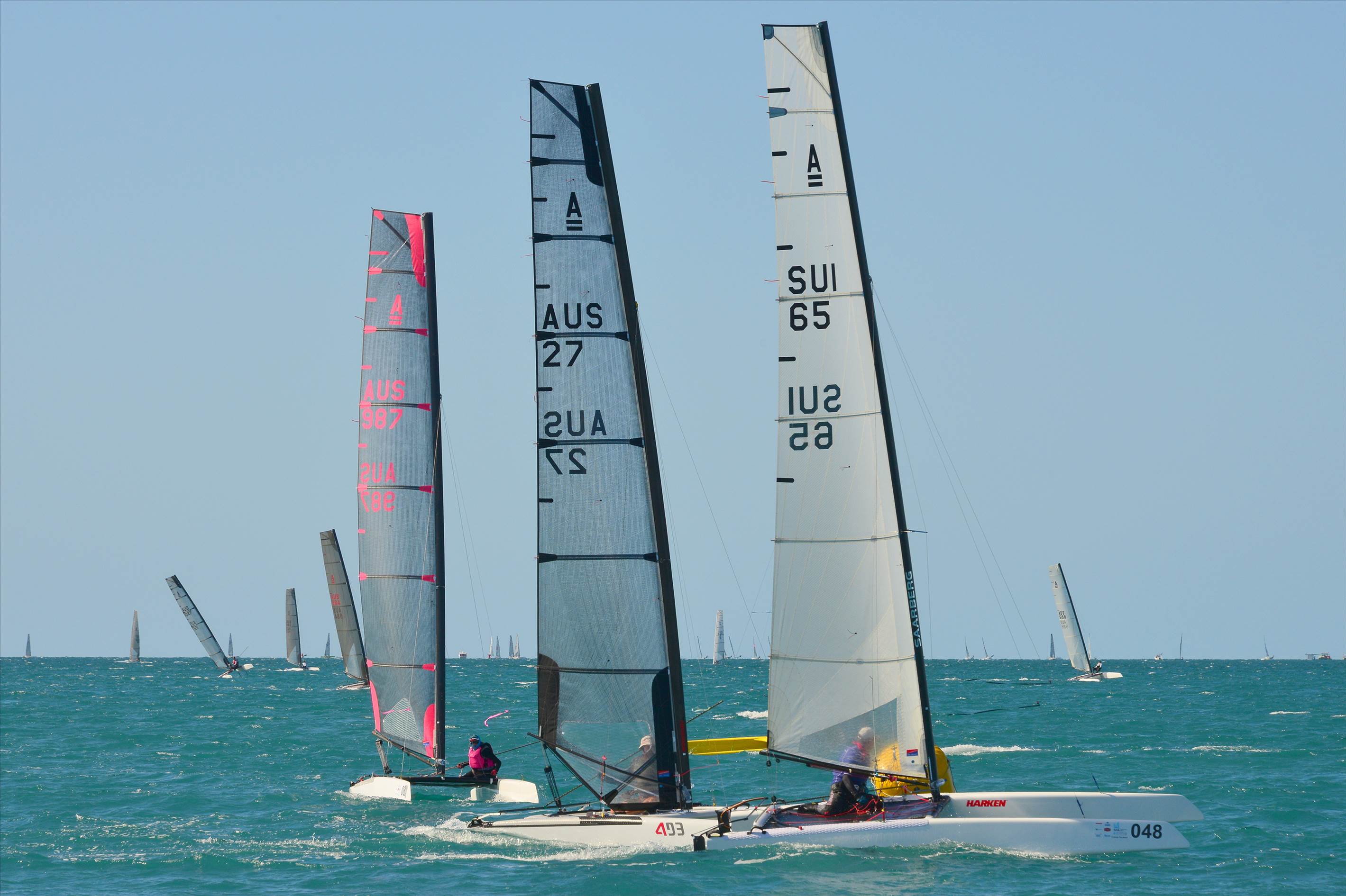 2018 "A" Class Catamaran Worlds (Race 3, Tues 20th)
