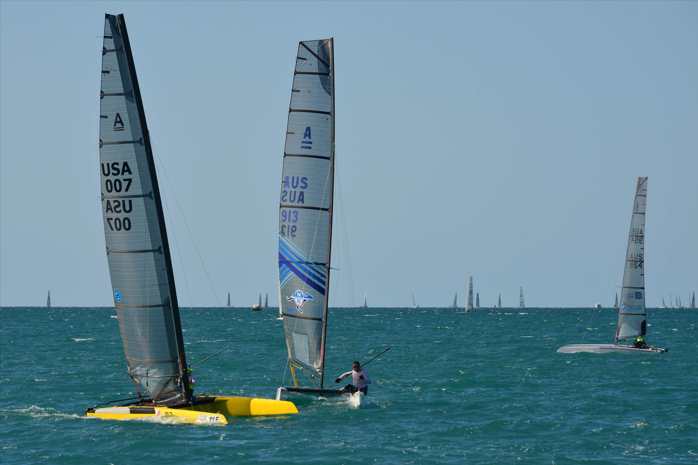 2018 "A" Class Catamaran Worlds (Race 3, Tues 20th)