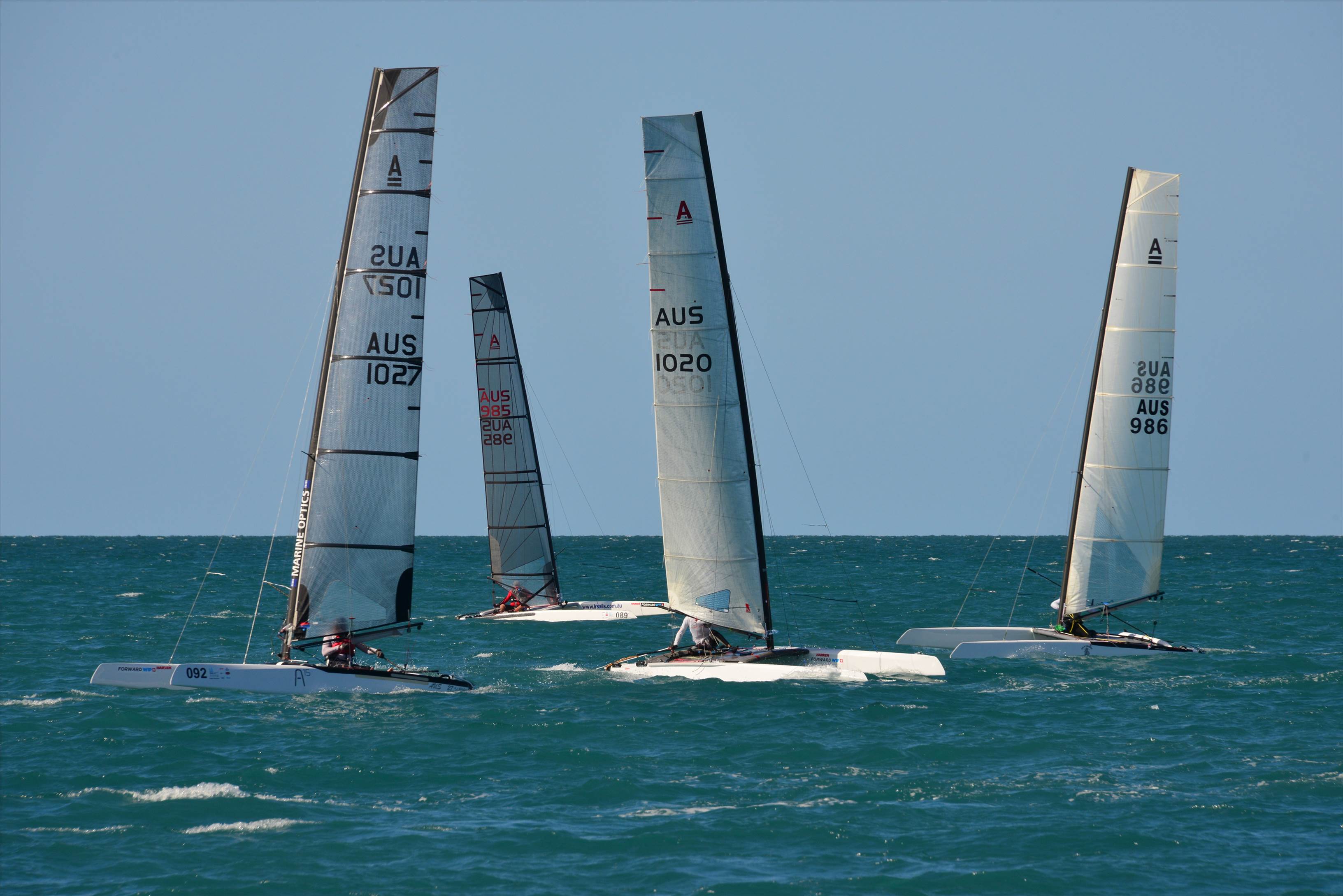 2018 "A" Class Catamaran Worlds (Race 3, Tues 20th)