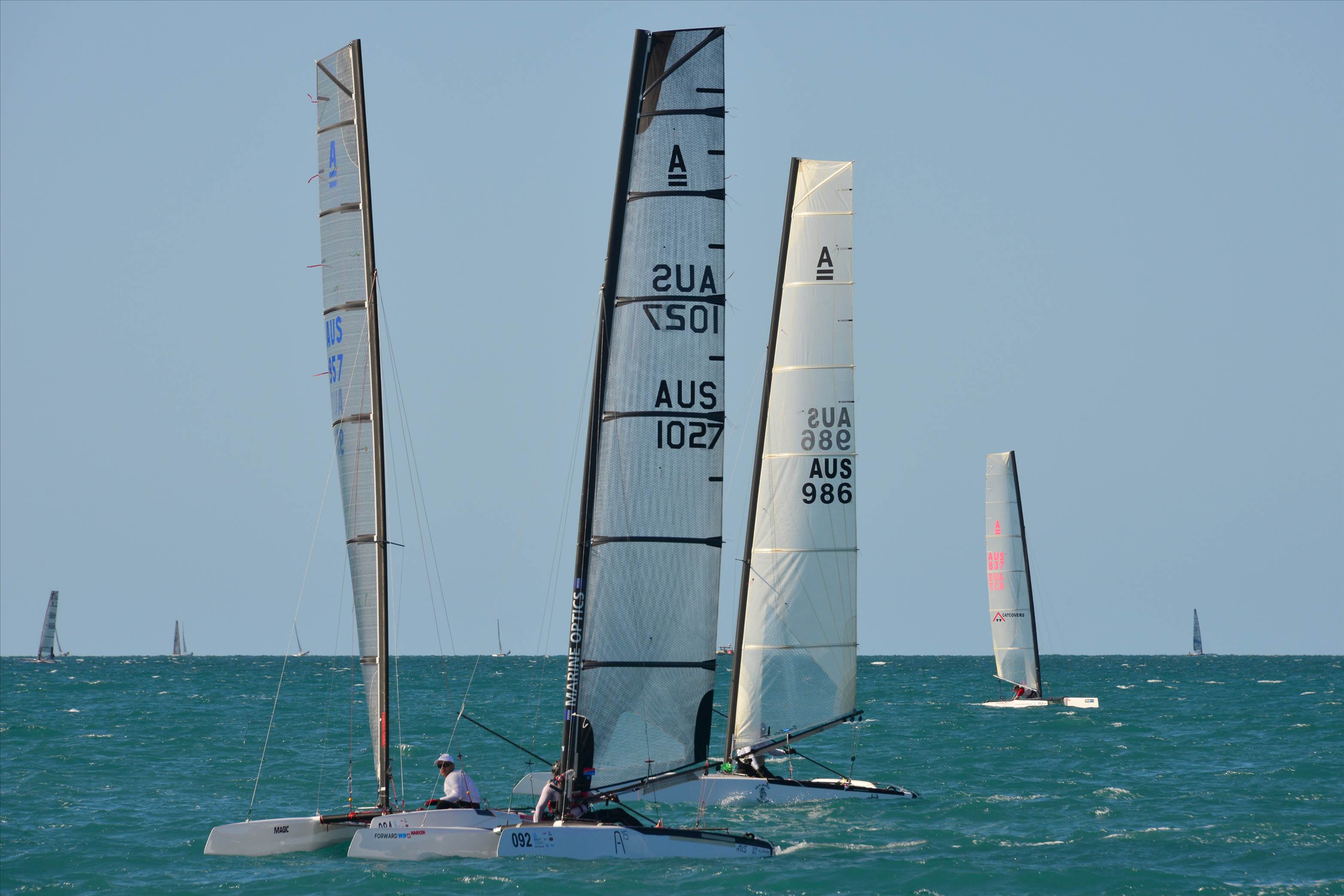 2018 "A" Class Catamaran Worlds (Race 3, Tues 20th)