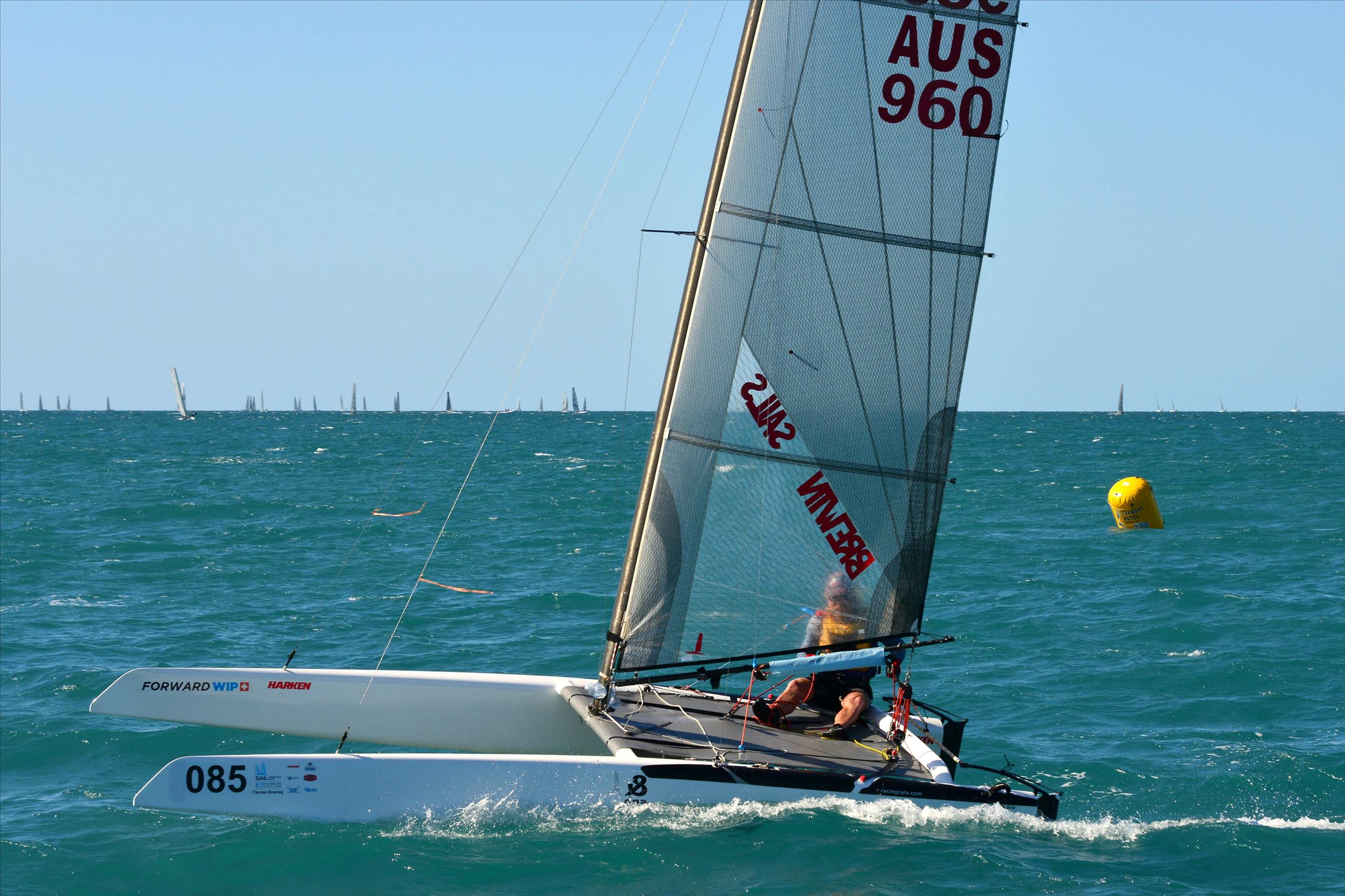 2018 "A" Class Catamaran Worlds (Race 3, Tues 20th)