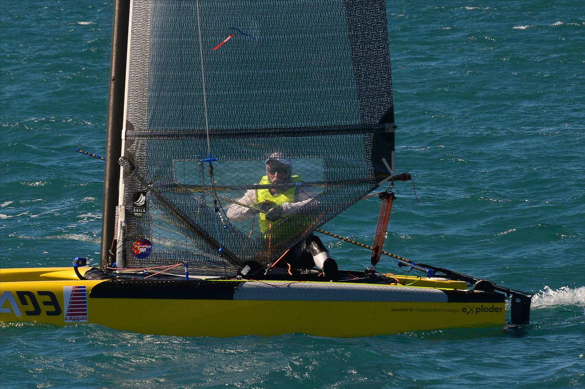 2018 "A" Class Catamaran Worlds (Race 3, Tues 20th)