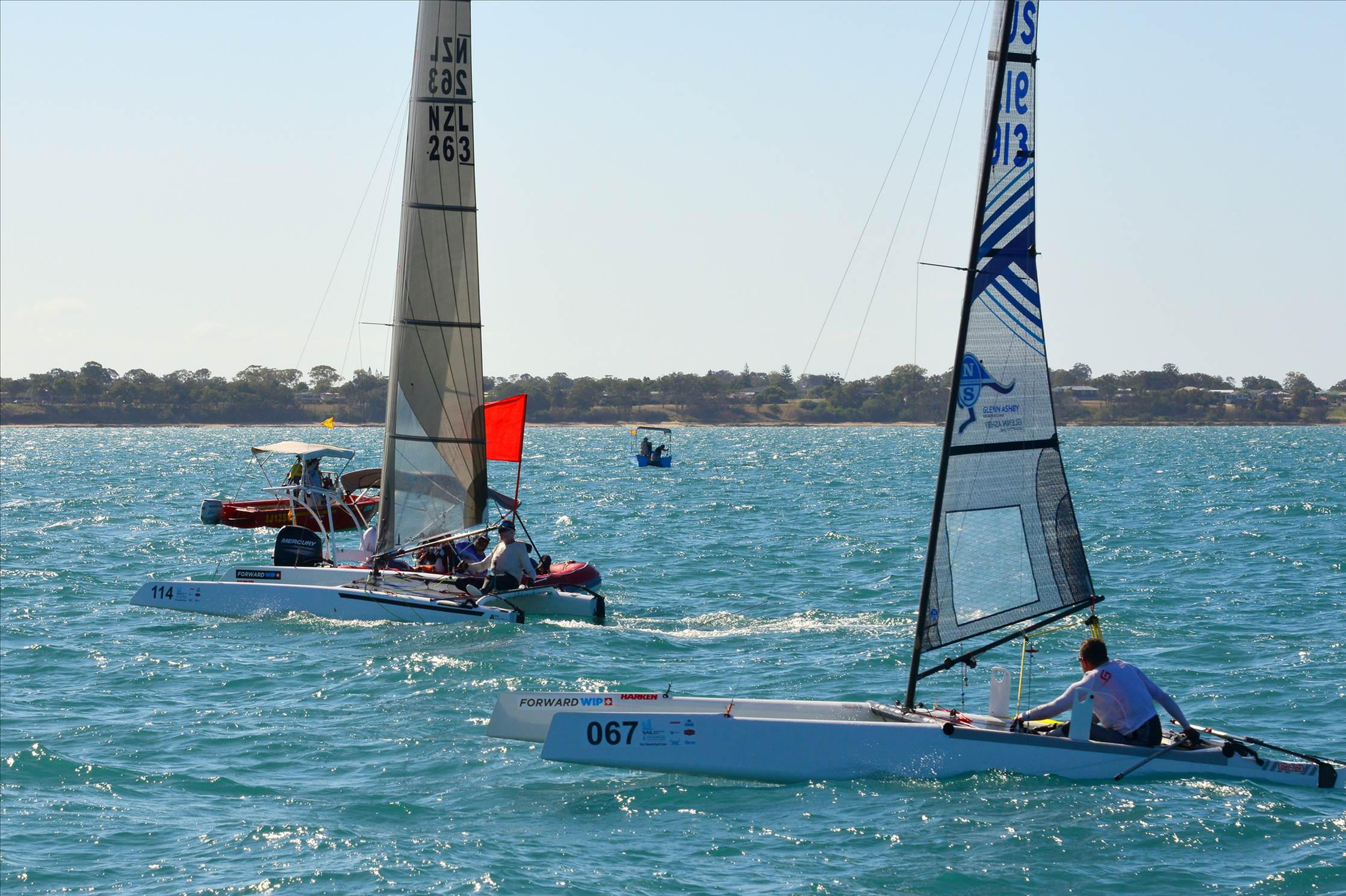 2018 "A" Class Catamaran Worlds (Race 3, Tues 20th)