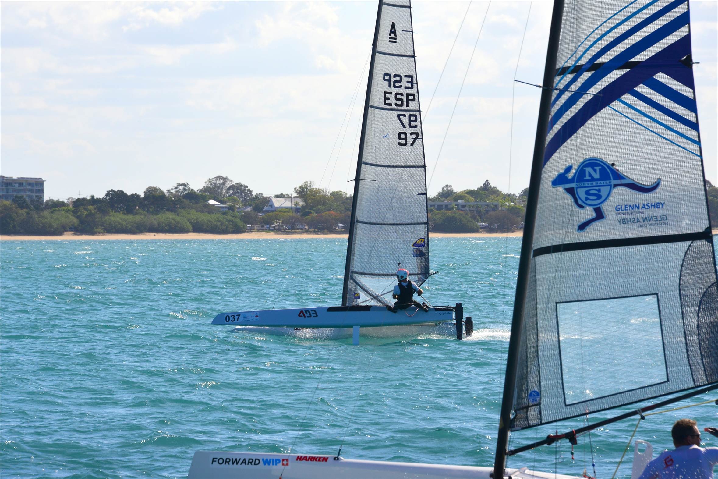 2018 "A" Class Catamaran Worlds (Race 3, Tues 20th)