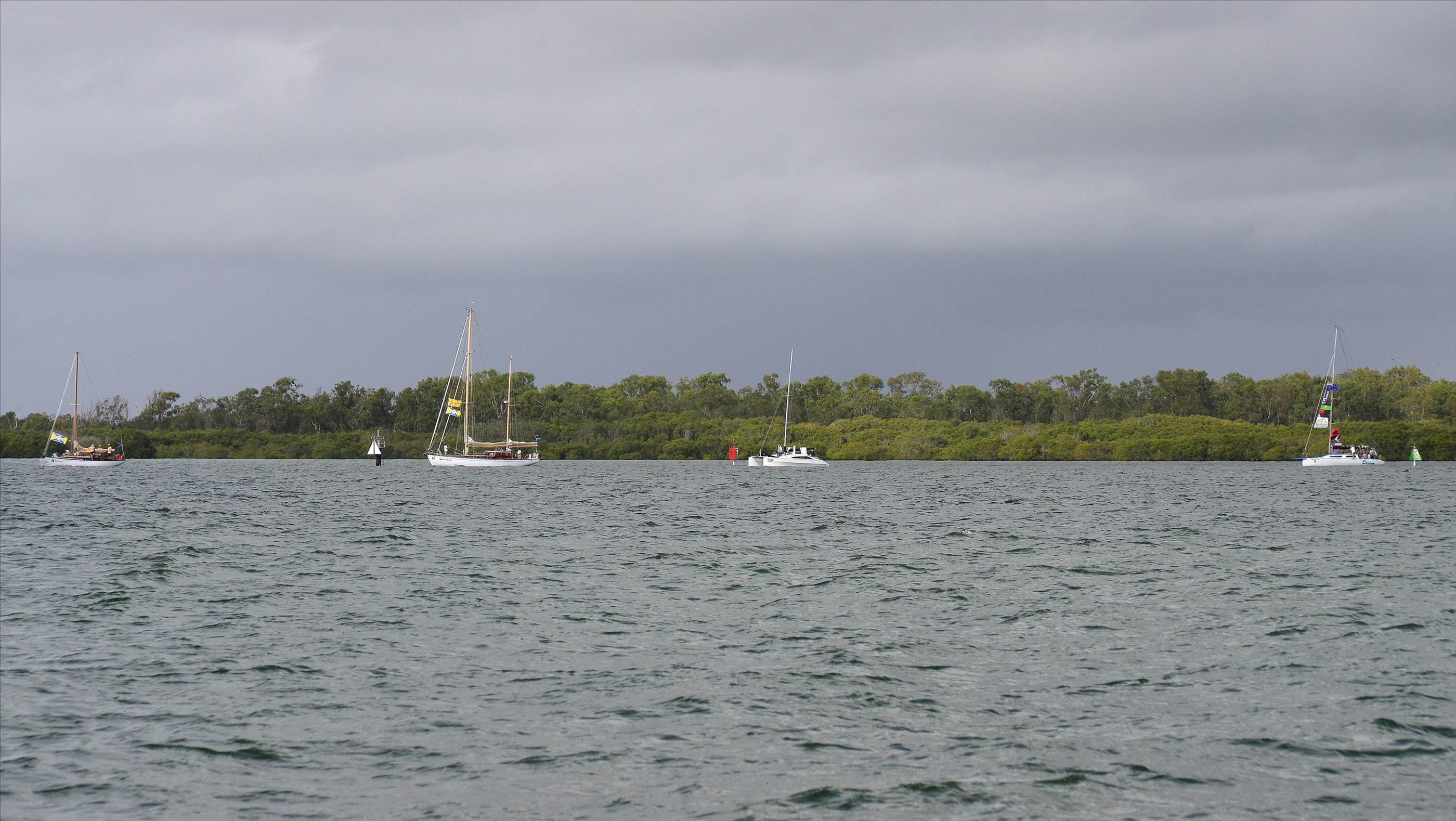 2018 Brisbane to Gladstone Multihull Race Start