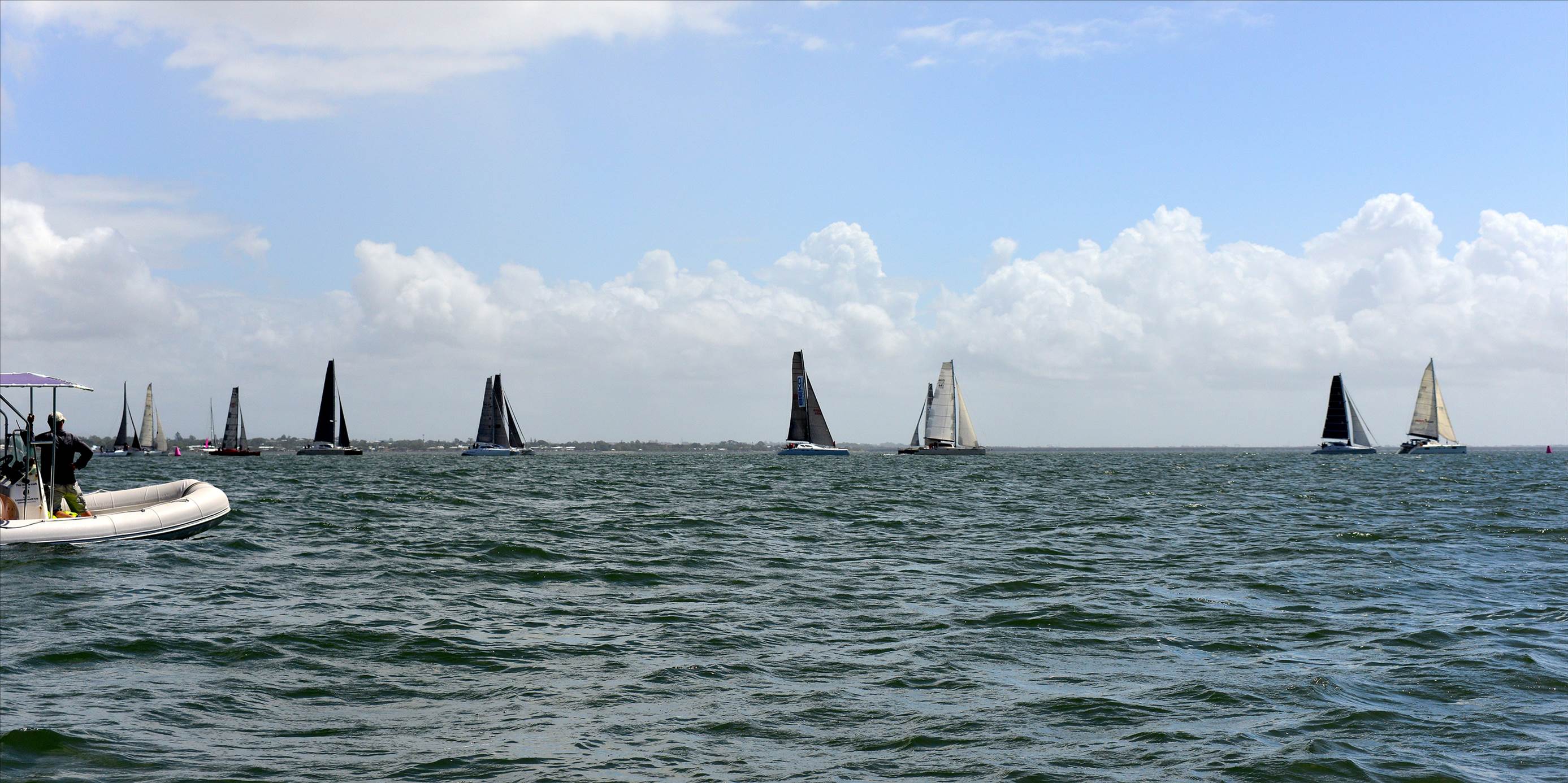 2018 Brisbane to Gladstone Multihull Race Start
