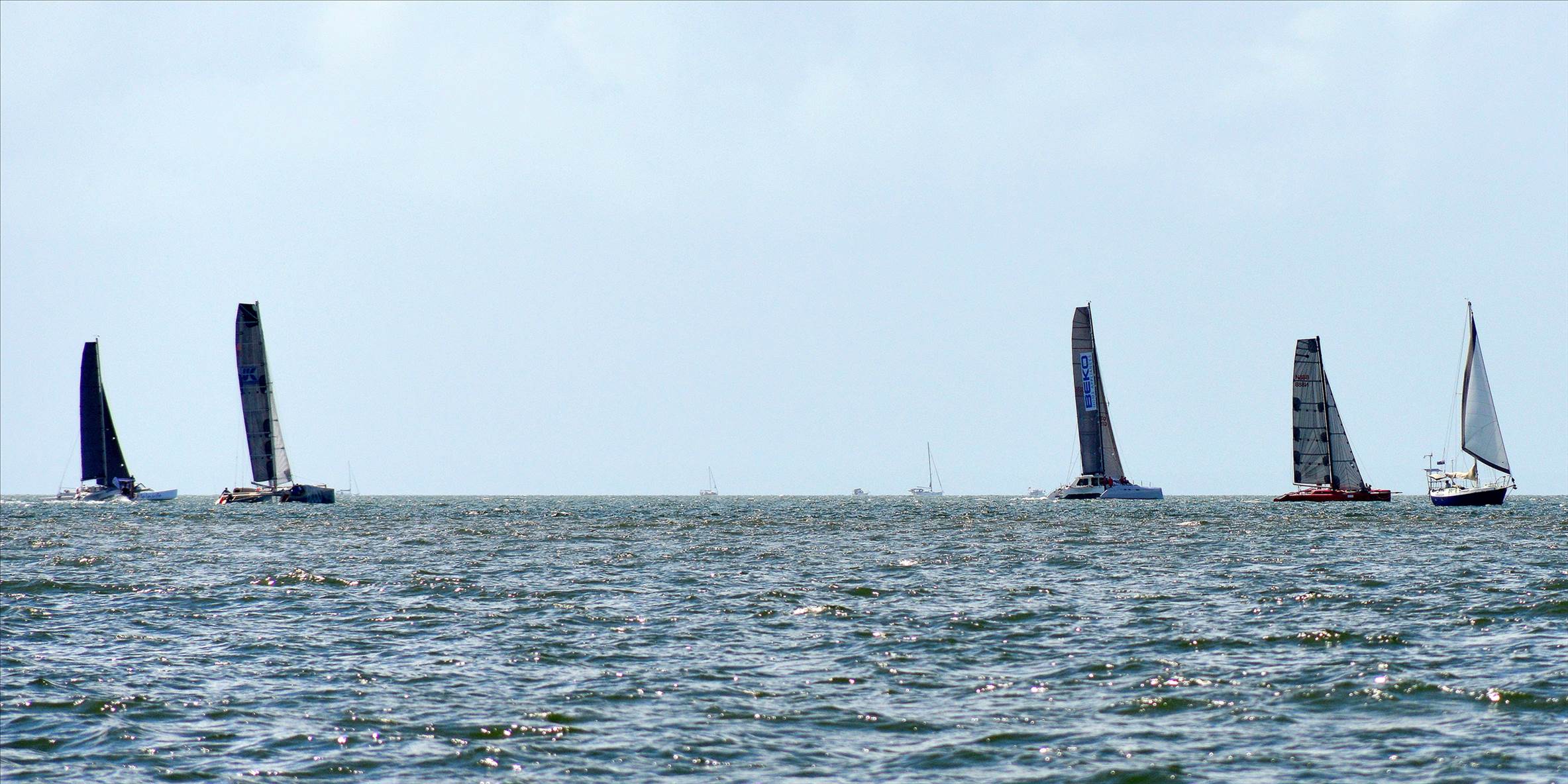 2018 Brisbane to Gladstone Multihull Race Start