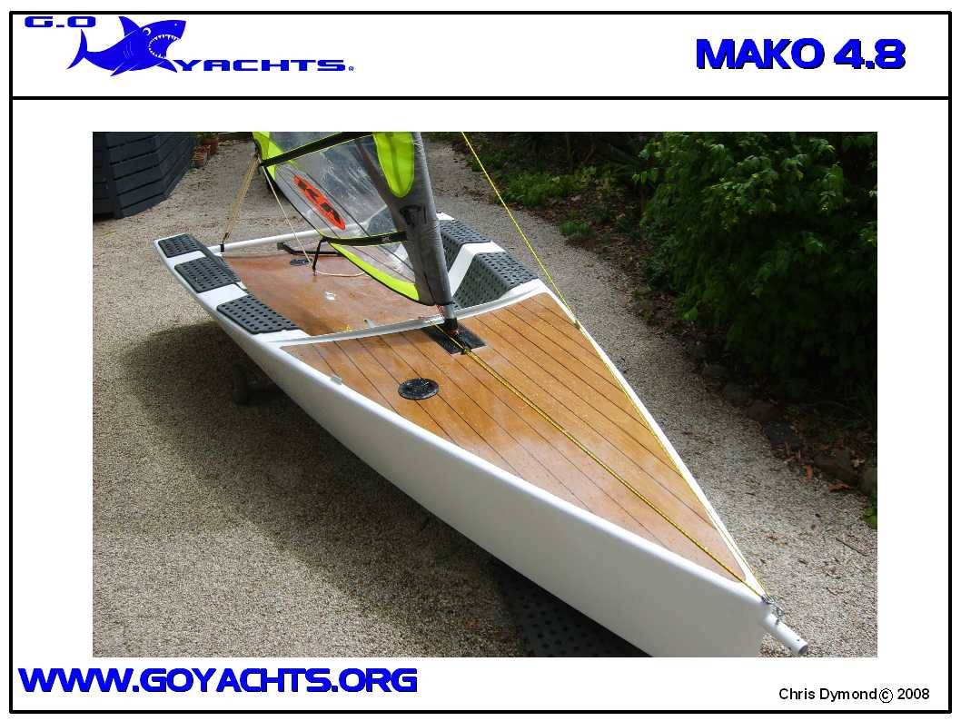 New design Kit yacht \"Mako 4.8\"