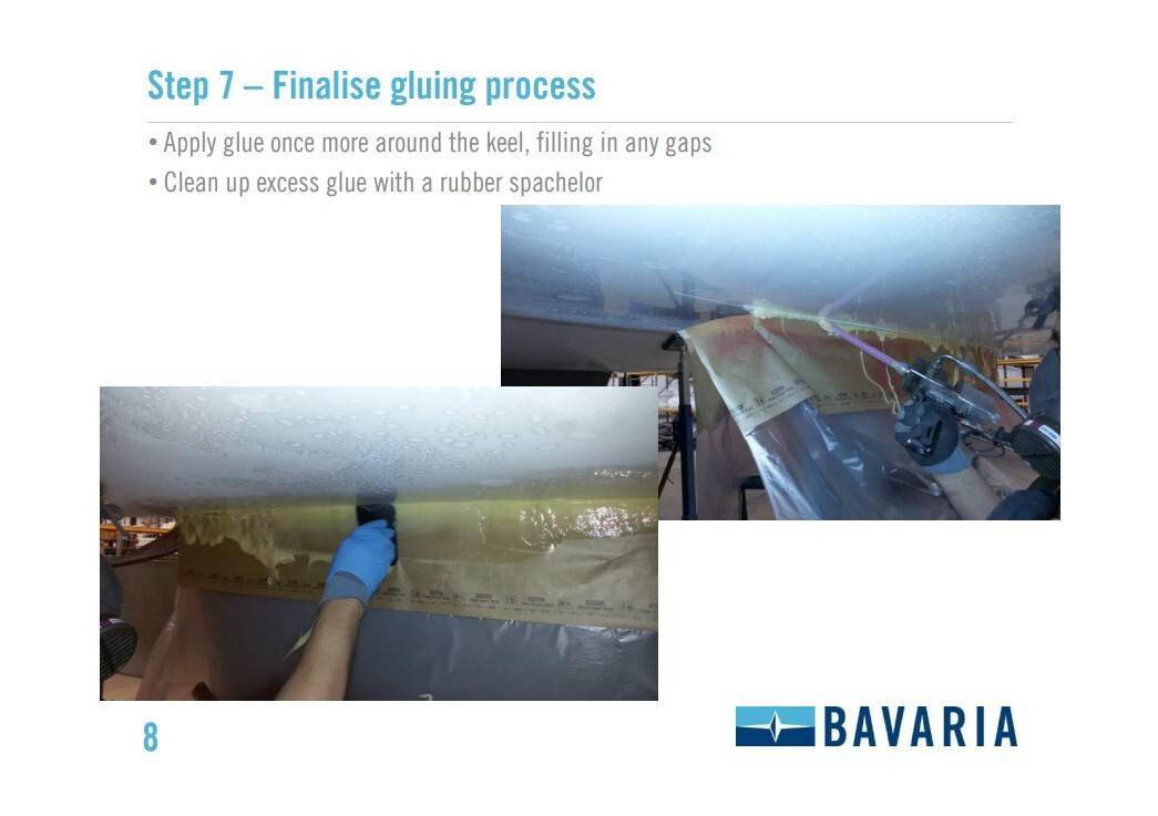 Bavaria keel installation manual page 8
