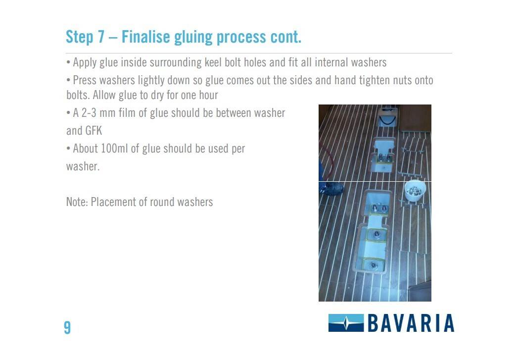Bavaria keel installation manual page 9