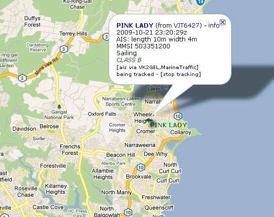 Pink Lady's position as at 24 Oct 2009