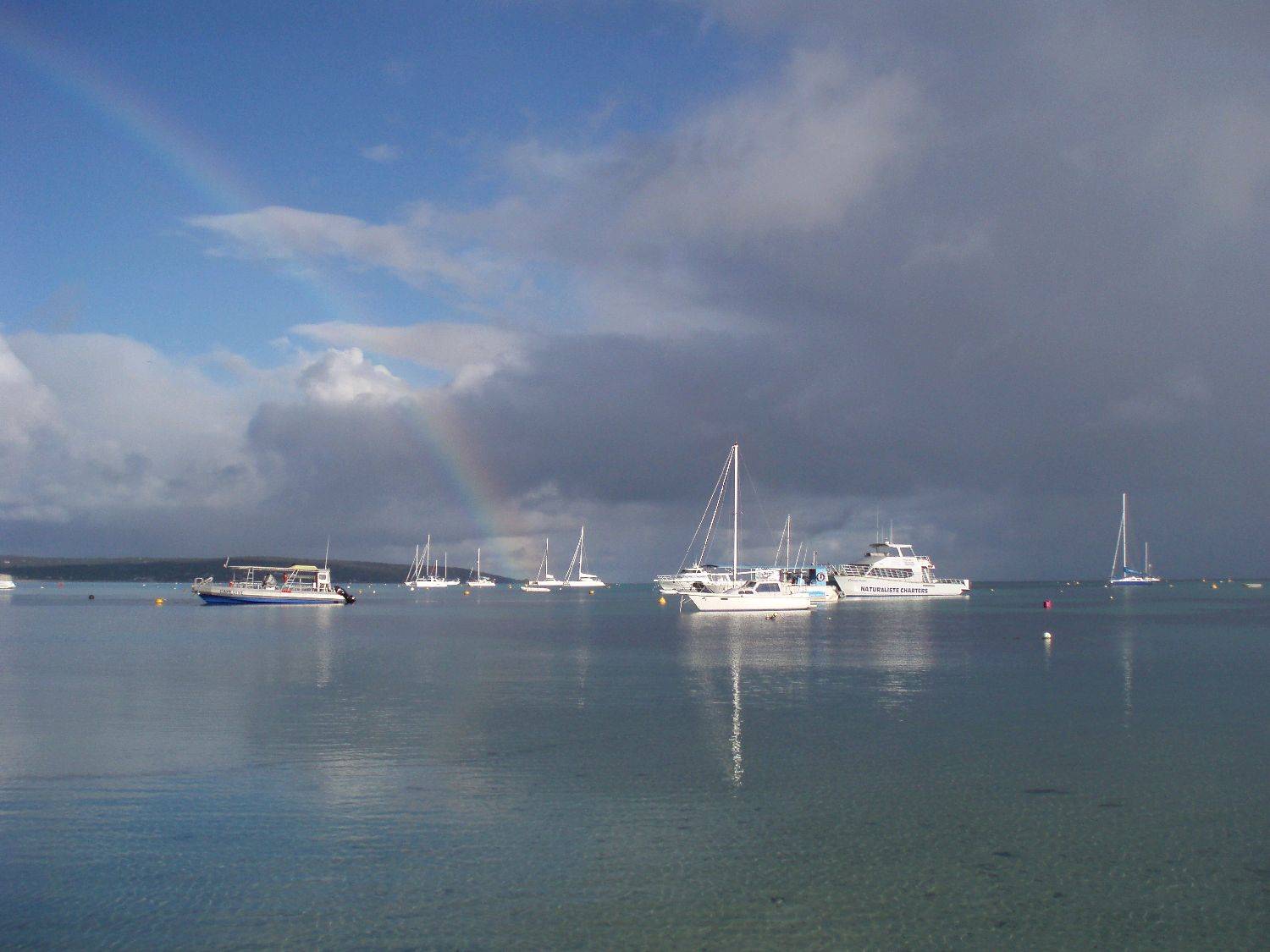 Summer  Sun Shower Geographe Bay December 2010