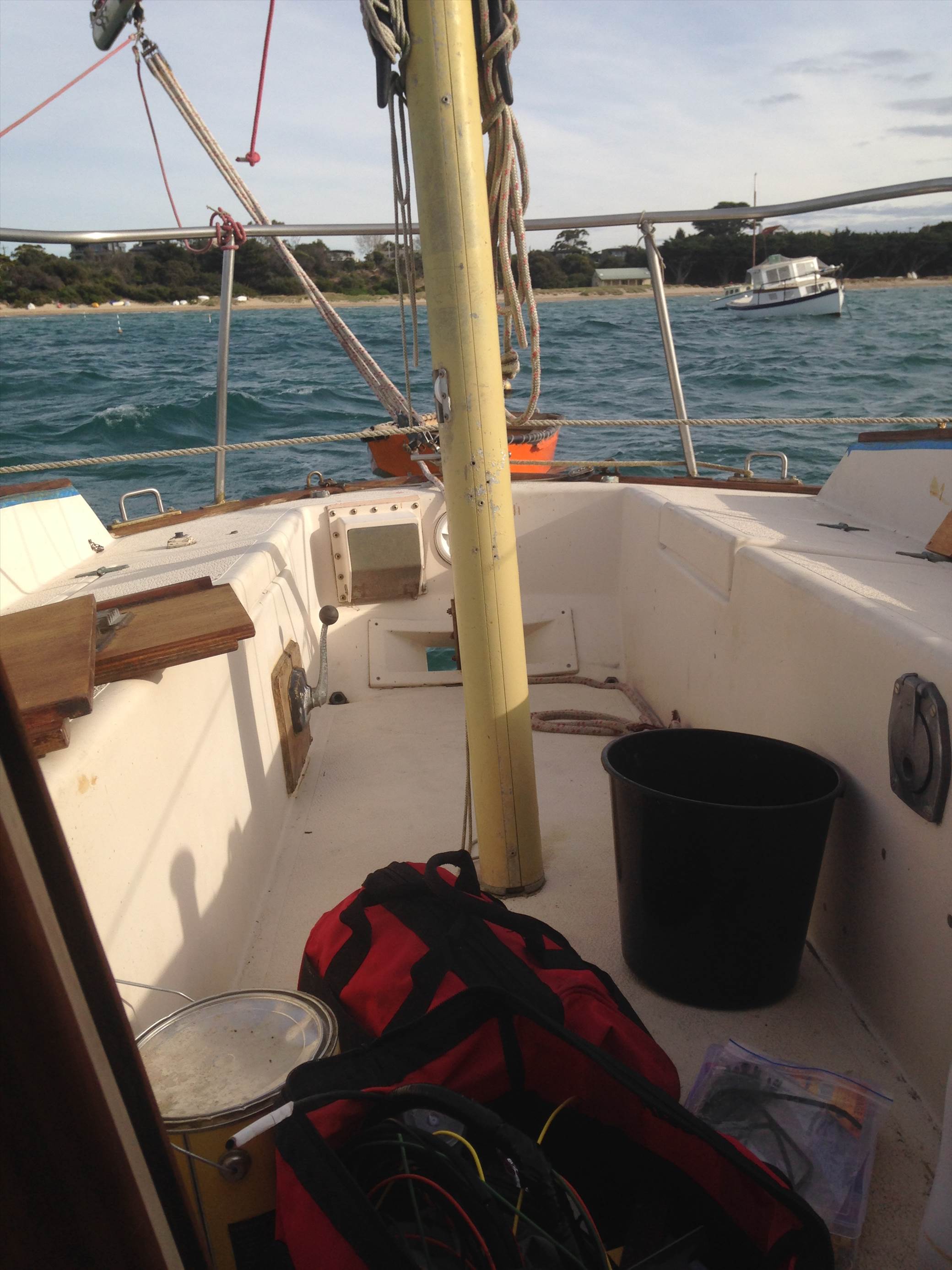 sundays work fitting engine cover 064