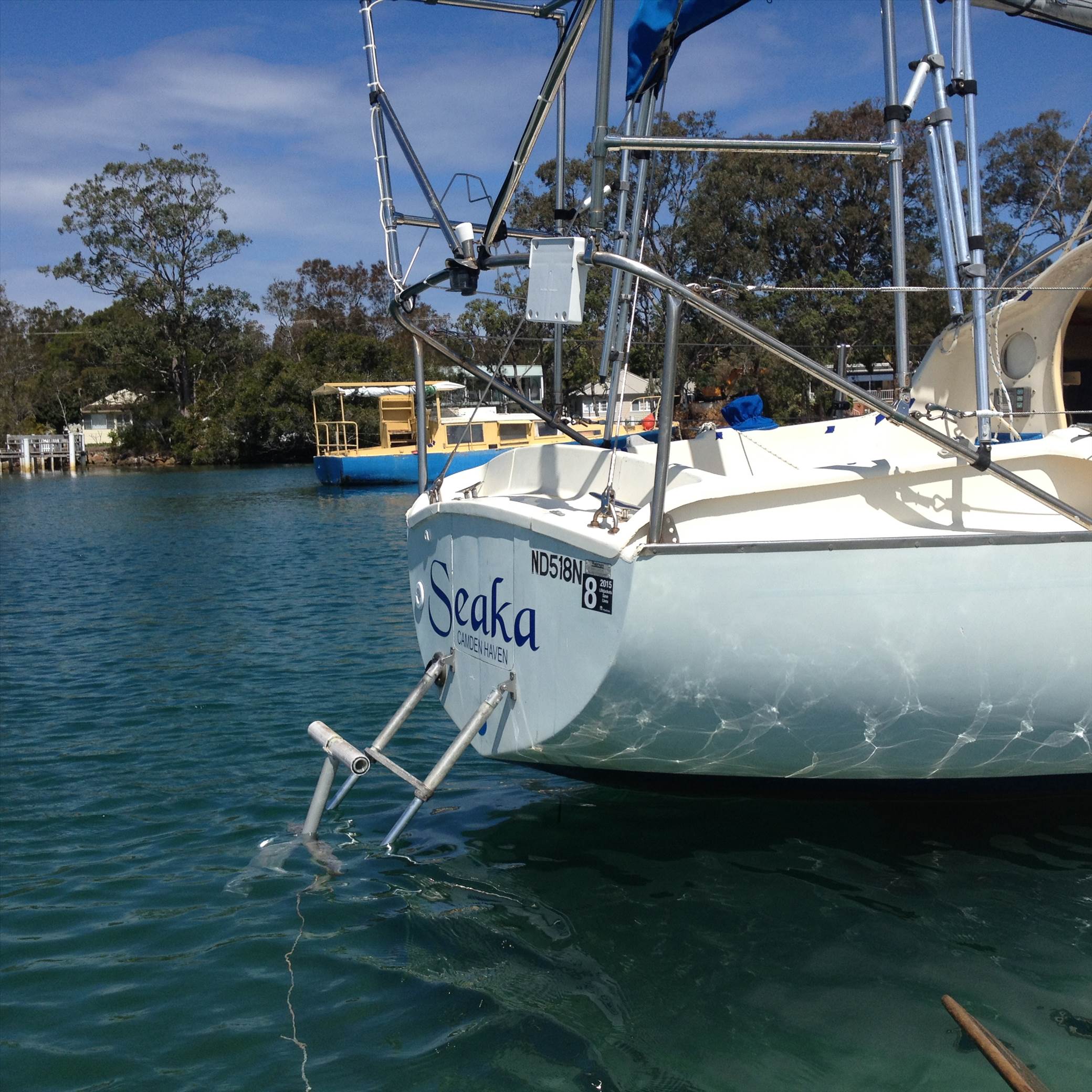 Stern Ladder on Seaka
