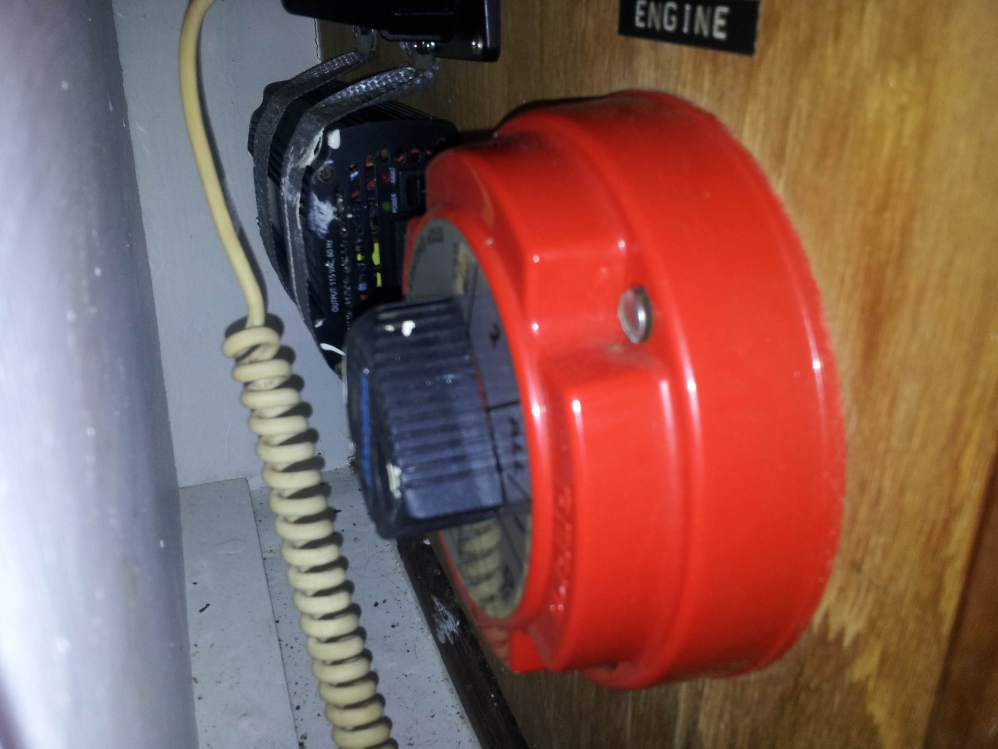 Engine battery red dial thingy