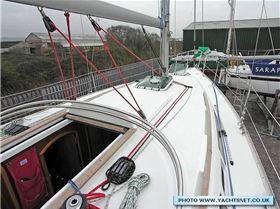 Hanse yacht main sheet