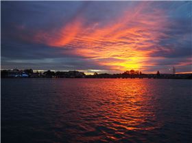 Swansea Bridge Sunset