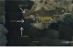 Eggs and Bacon mooring direction