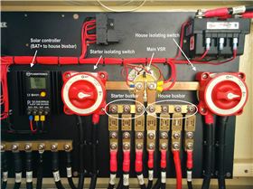 Boat electrical distribution