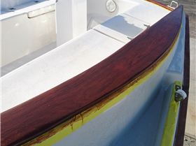 Thursday sanding the teak 012