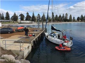 Preparing to leave Esperance