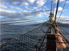 James Craig on way to wooden boat festival