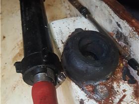 Rear port side broken