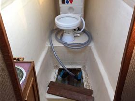 Toilet under construction